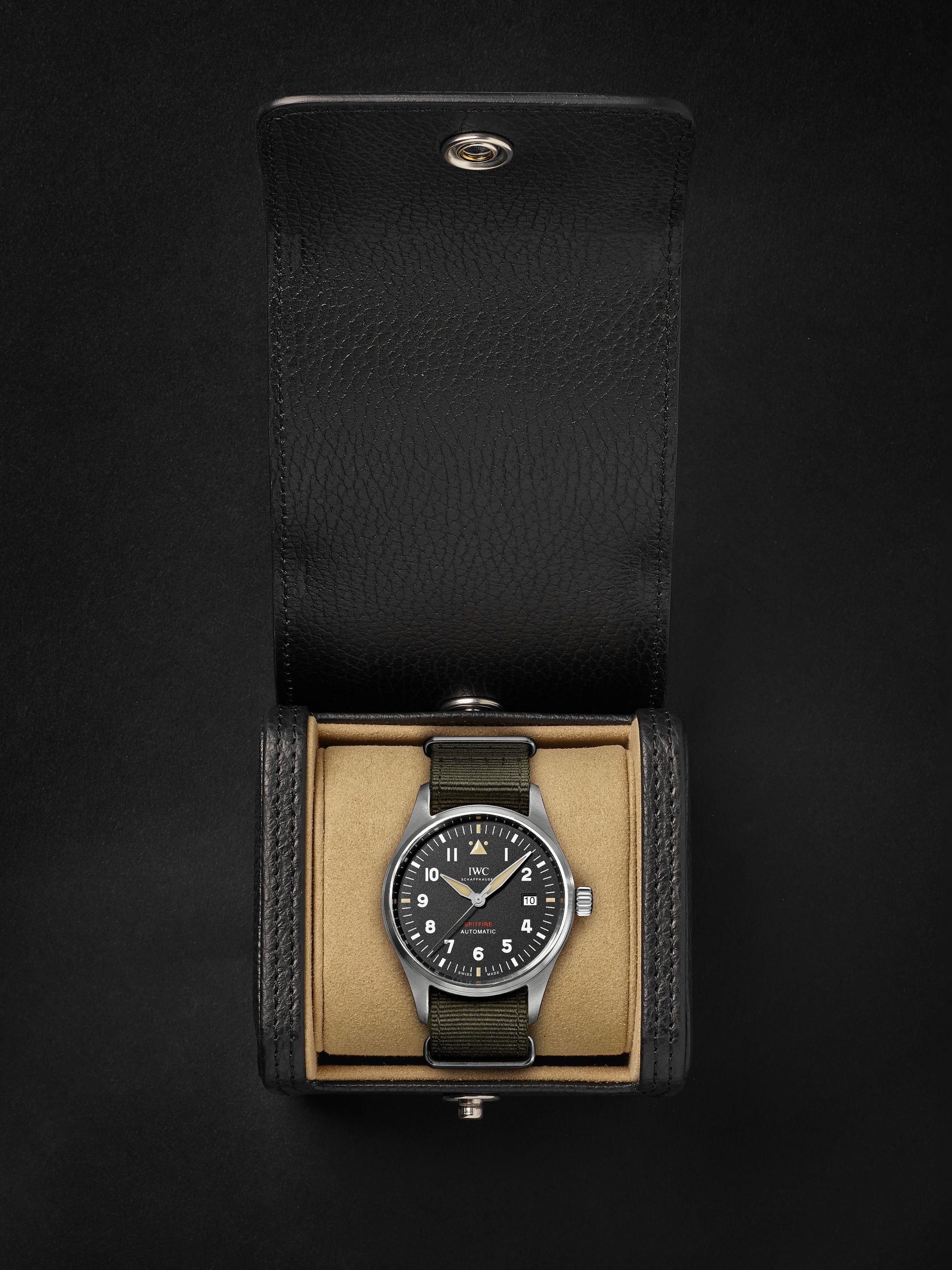 IWC SCHAFFHAUSEN Pilot's Spitfire Automatic 39mm Stainless Steel and Textile Watch, Ref. No. IW326801