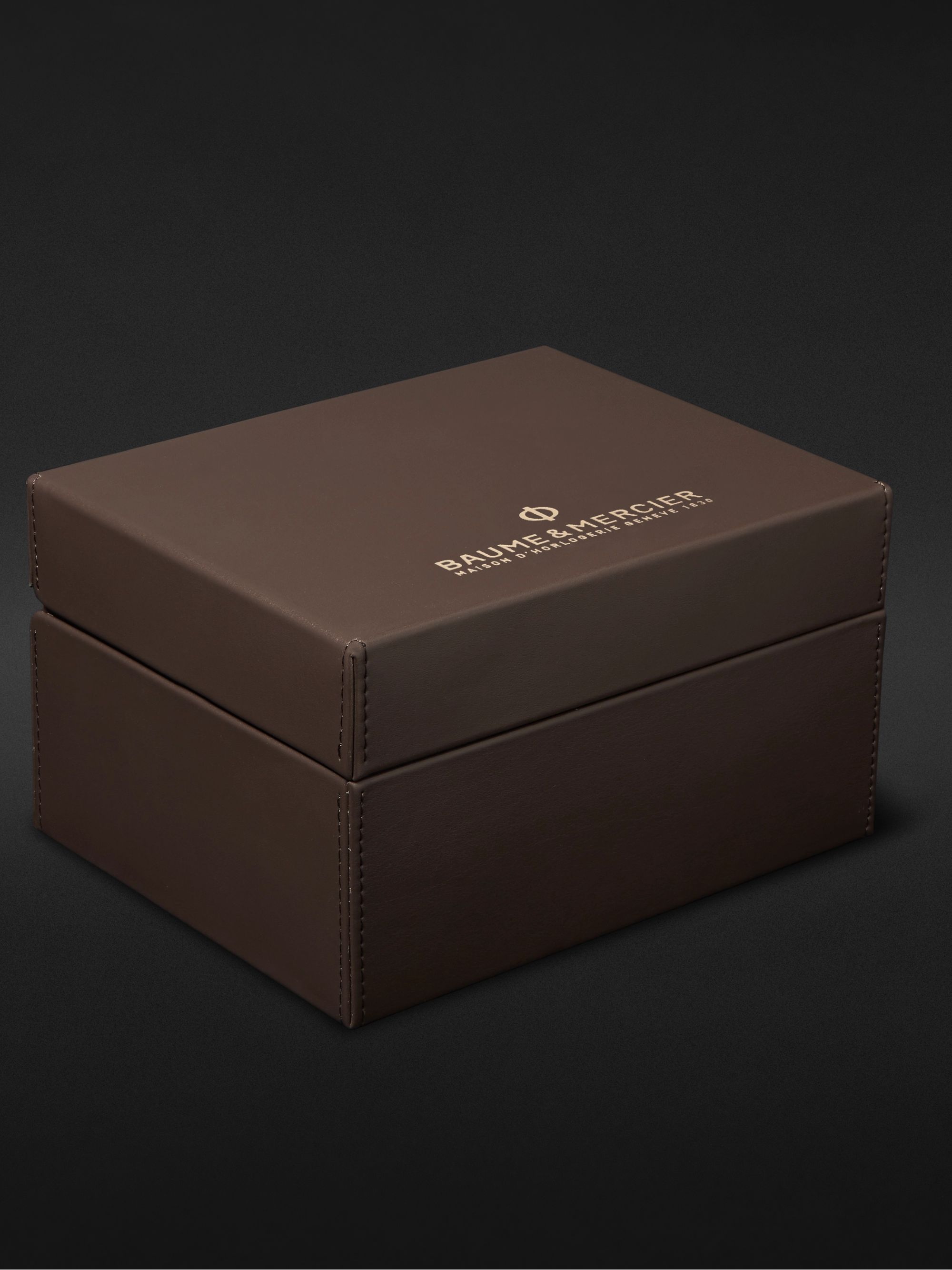 BAUME & MERCIER Classima 42mm Stainless Steel and Croc-Effect Leather Watch, Ref. No. 10415