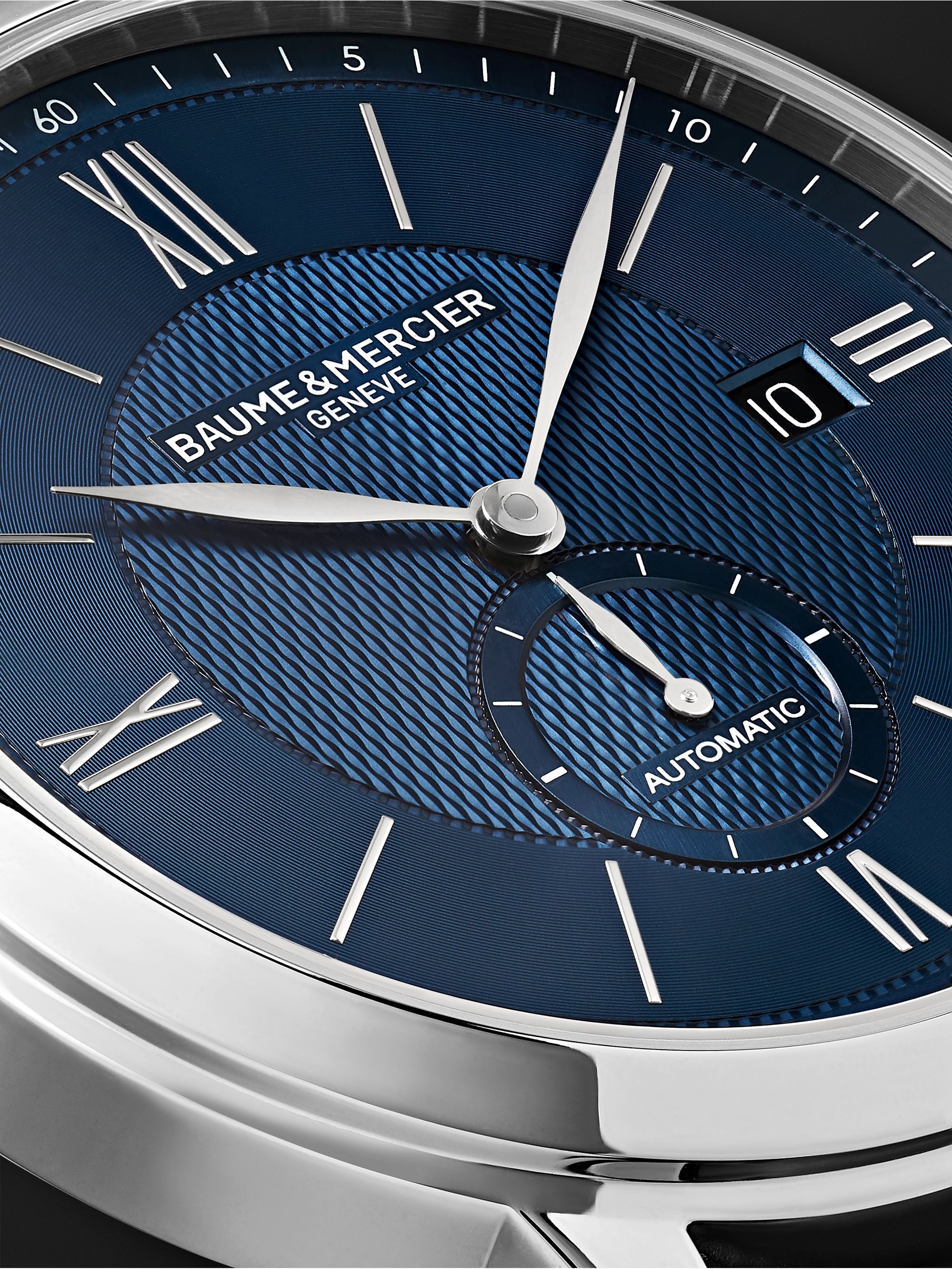 BAUME & MERCIER Classima Automatic 42mm Stainless Steel and Alligator Watch, Ref. No. 10480