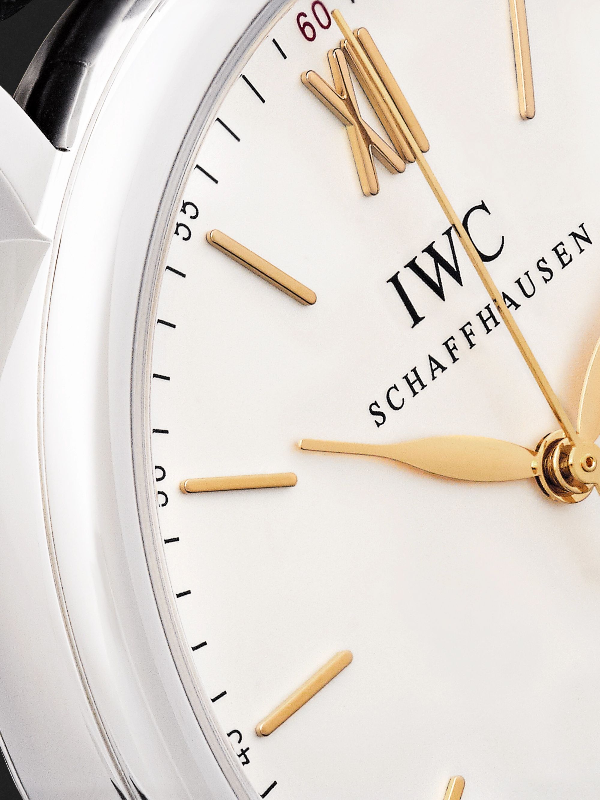 IWC SCHAFFHAUSEN Portofino Automatic 40mm Stainless Steel and Alligator Watch, Ref. No. IW356517
