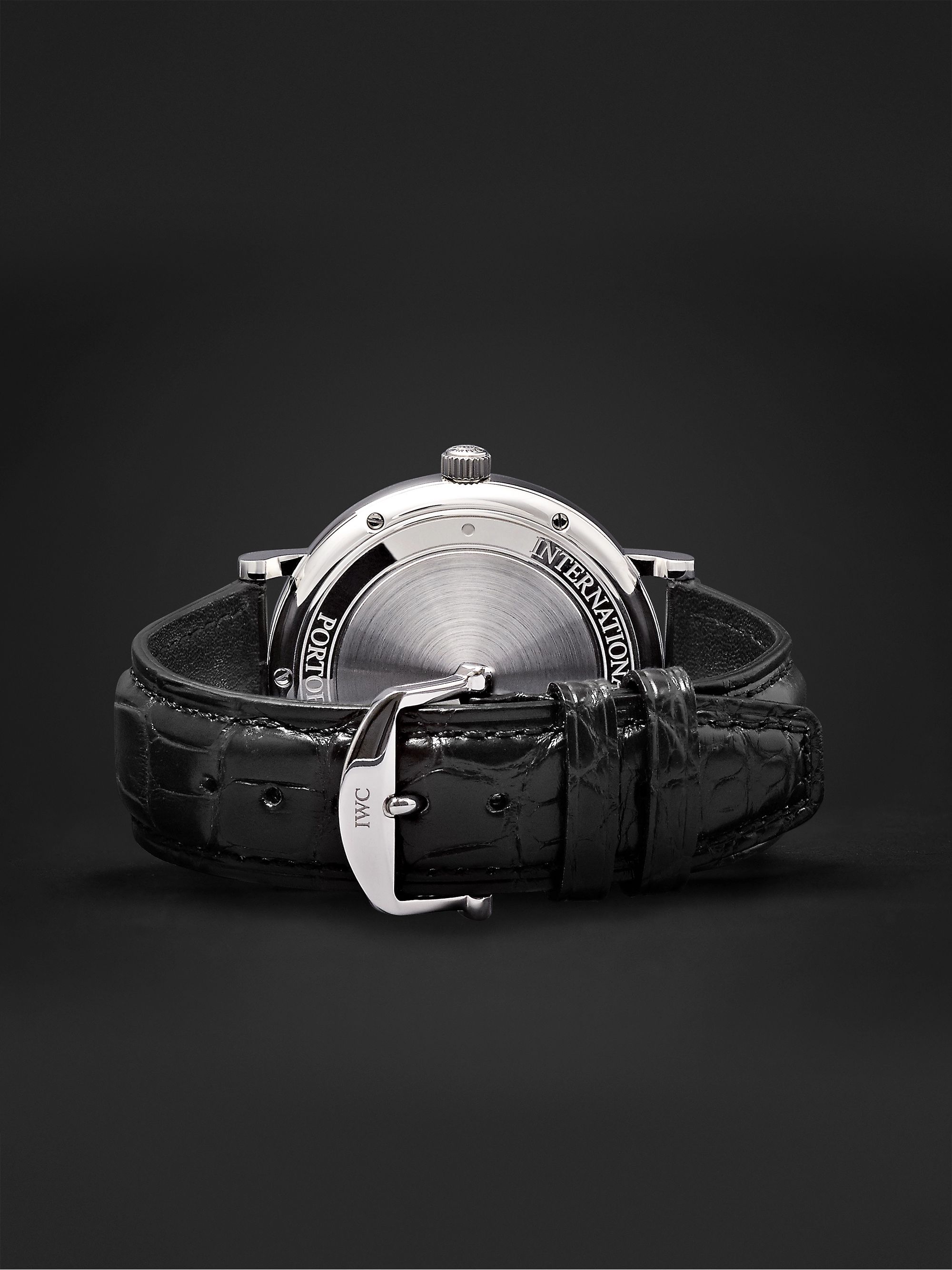 IWC SCHAFFHAUSEN Portofino Automatic 40mm Stainless Steel and Alligator Watch, Ref. No. IW356517