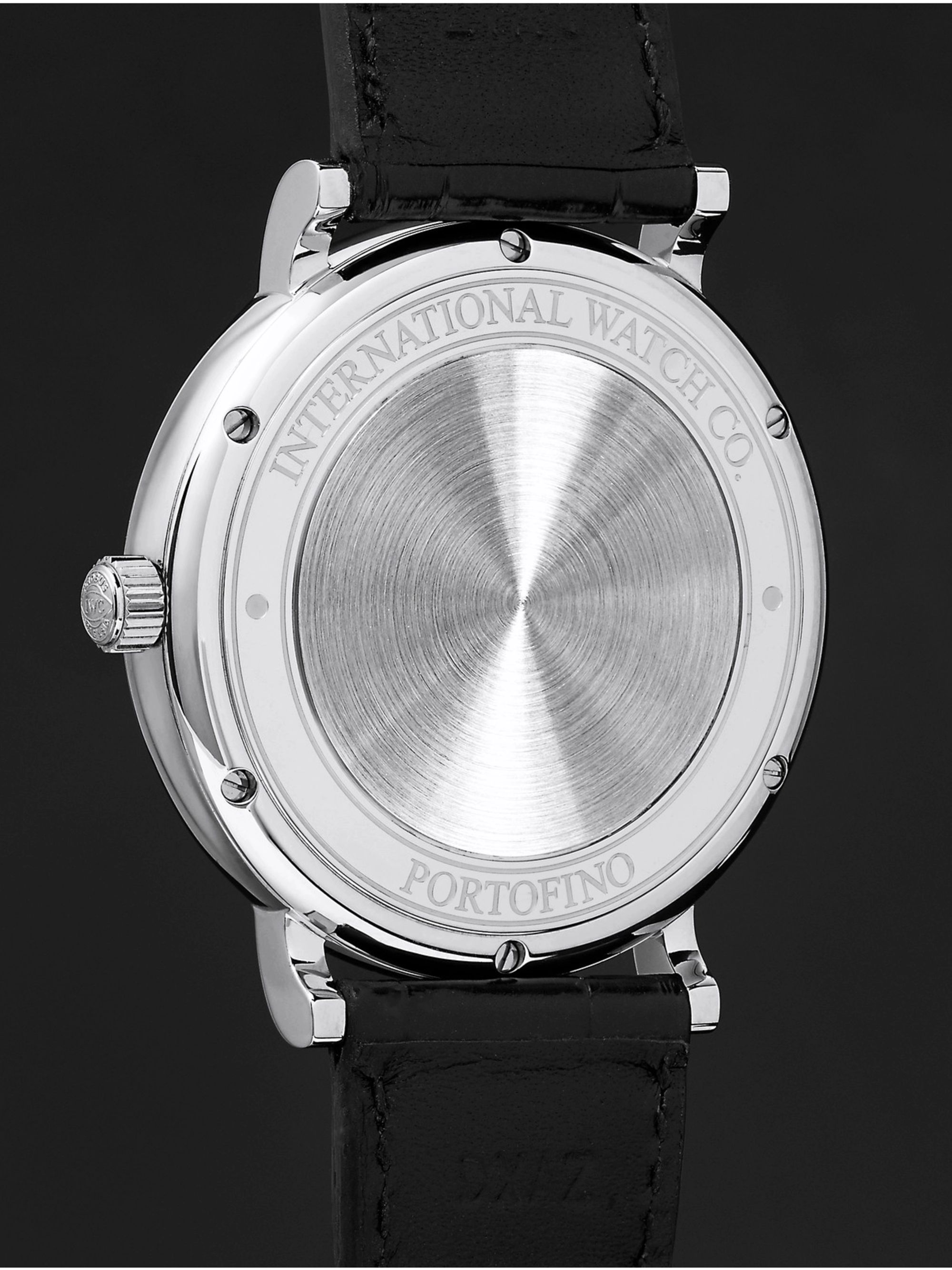 IWC SCHAFFHAUSEN Portofino Automatic 40mm Stainless Steel and Alligator Watch, Ref. No. IW356501