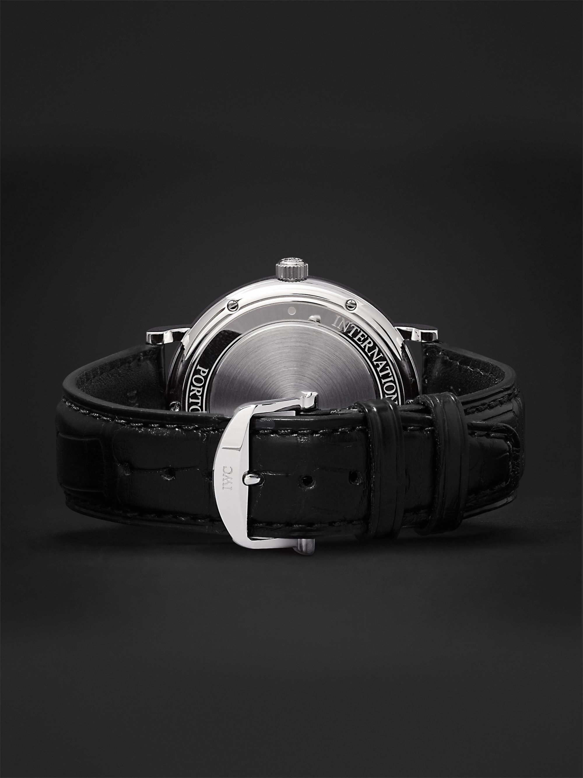 IWC SCHAFFHAUSEN Portofino Automatic 40mm Stainless Steel and Alligator Watch, Ref. No. IW356501