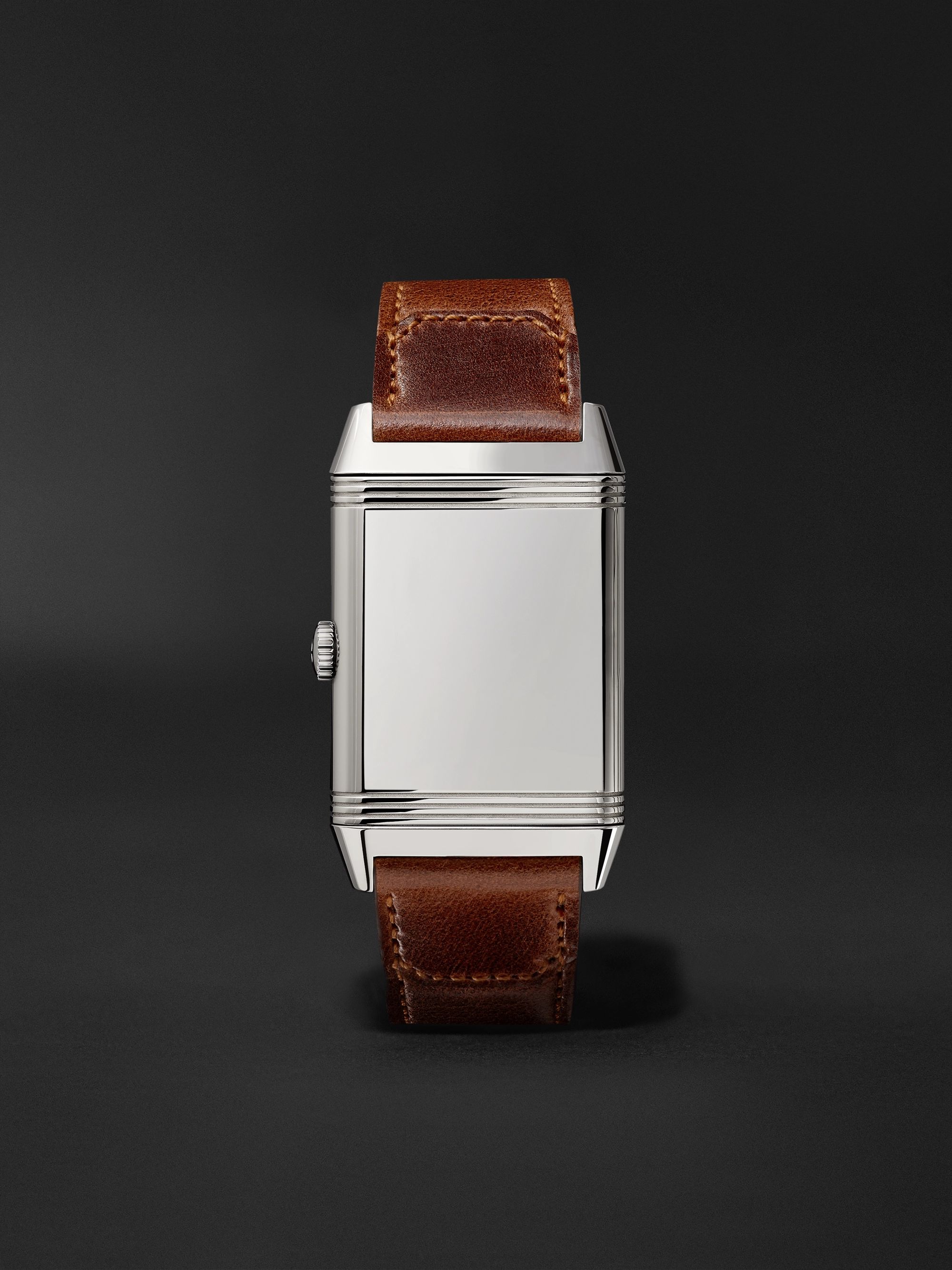 JAEGER-LECOULTRE Reverso Classic Medium Hand-Wound 25.5mm Stainless Steel and Leather Watch, Ref. No. Q2438522