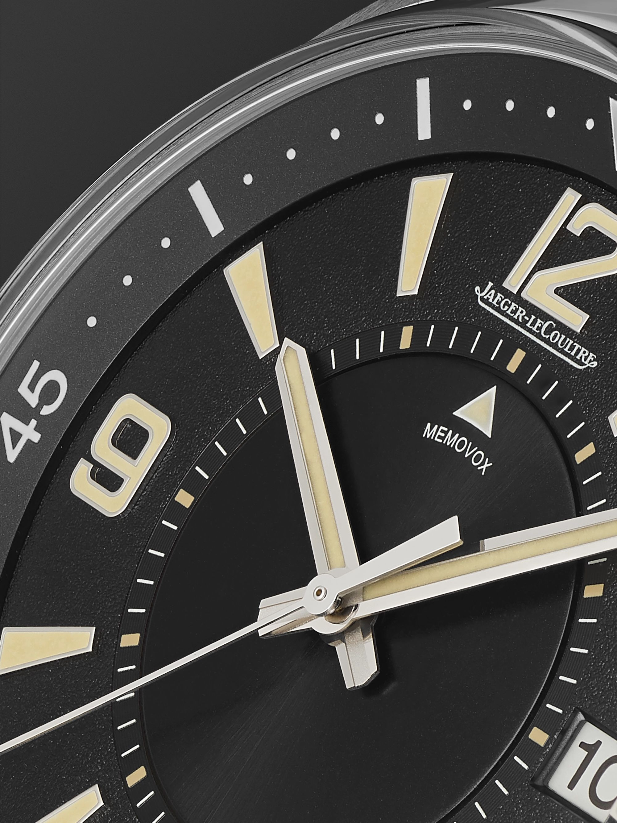 JAEGER LECOULTRE Limited Edition Polaris Memovox Automatic 42mm Stainless Steel and Rubber Watch, Ref No. 9038670