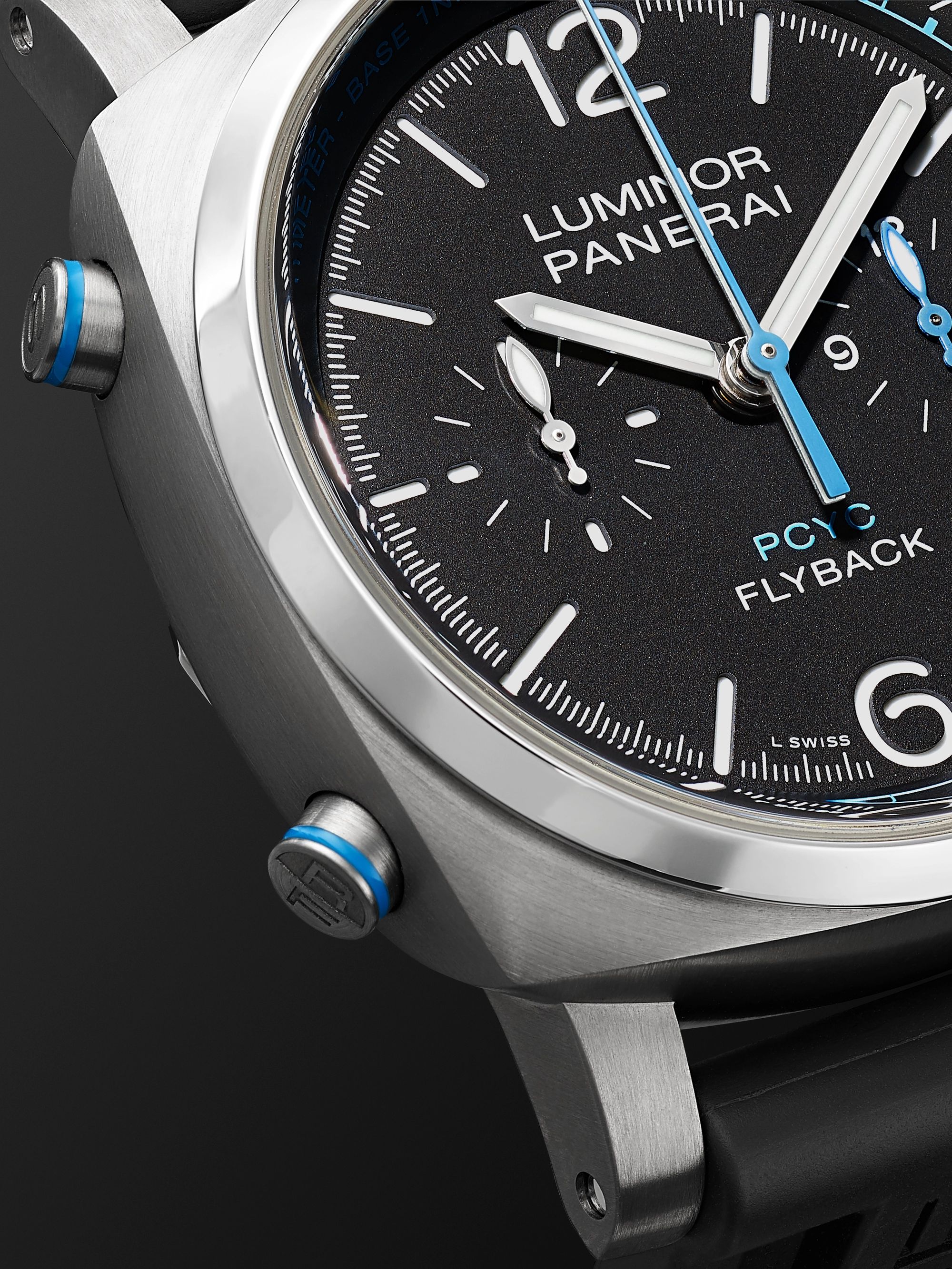 PANERAI Luminor Yachts Challenge Automatic Flyback Chronograph 44mm Titanium and Rubber Watch, Ref. No. PAM00764