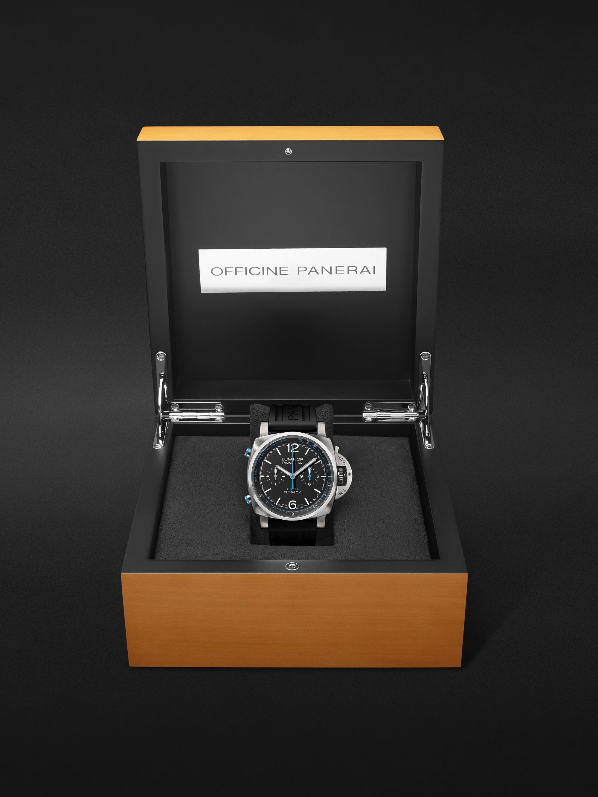 PANERAI Luminor Yachts Challenge Automatic Flyback Chronograph 44mm Titanium and Rubber Watch, Ref. No. PAM00764