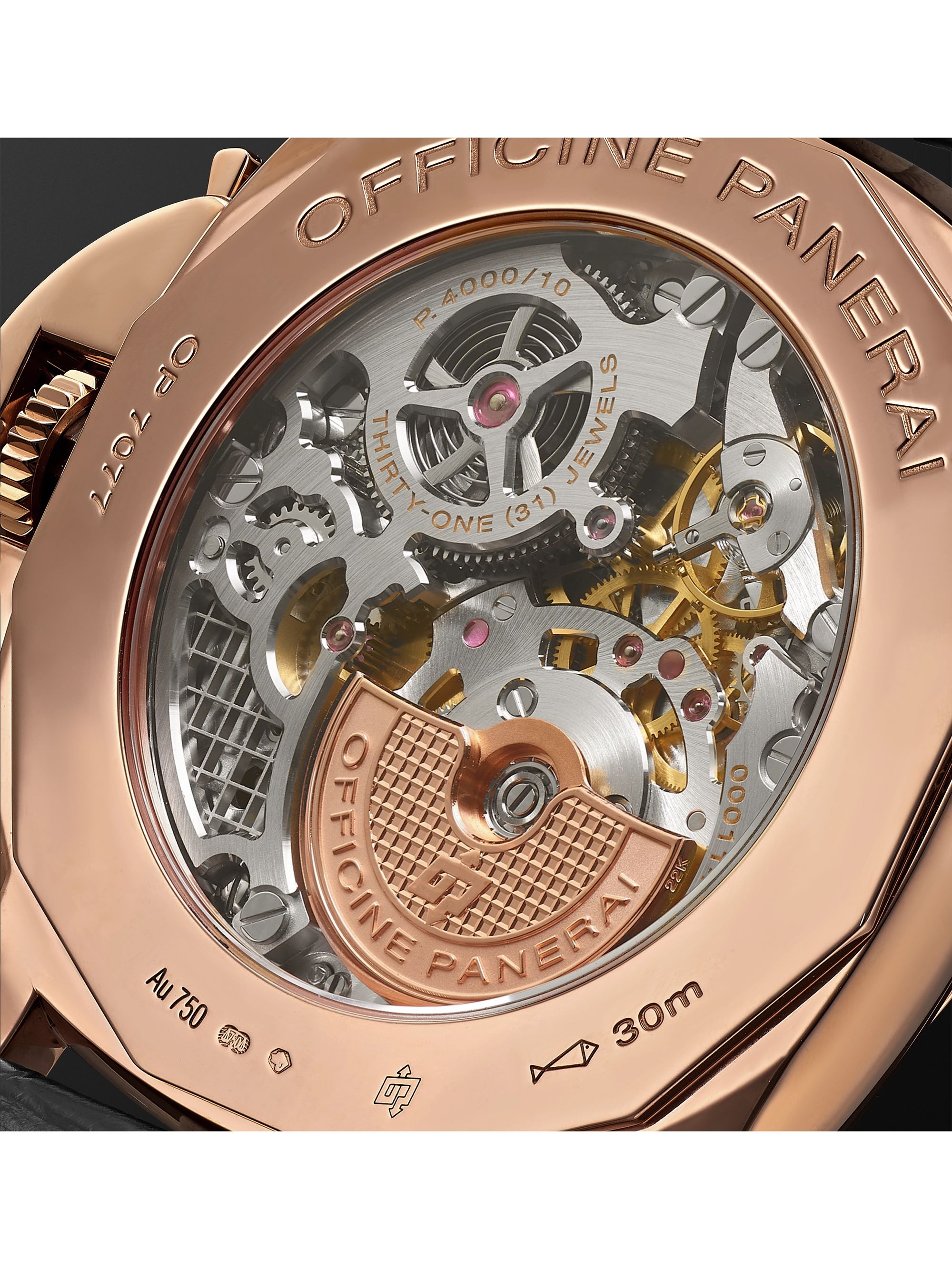 PANERAI Luminor Due 3 Days Automatic 45mm Rose Goldtech and Alligator Watch