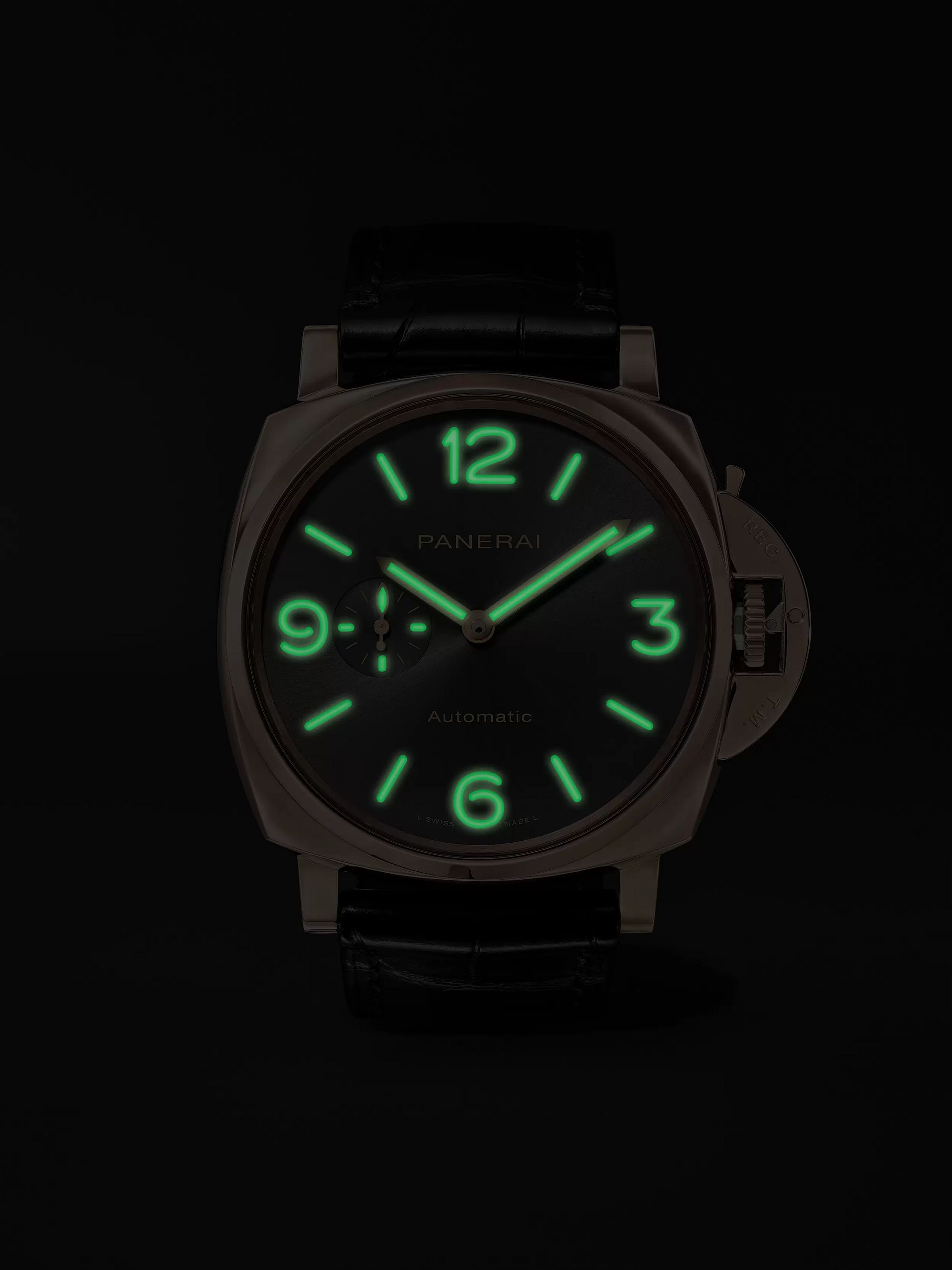 PANERAI Luminor Due 3 Days Automatic 45mm Rose Goldtech and Alligator Watch