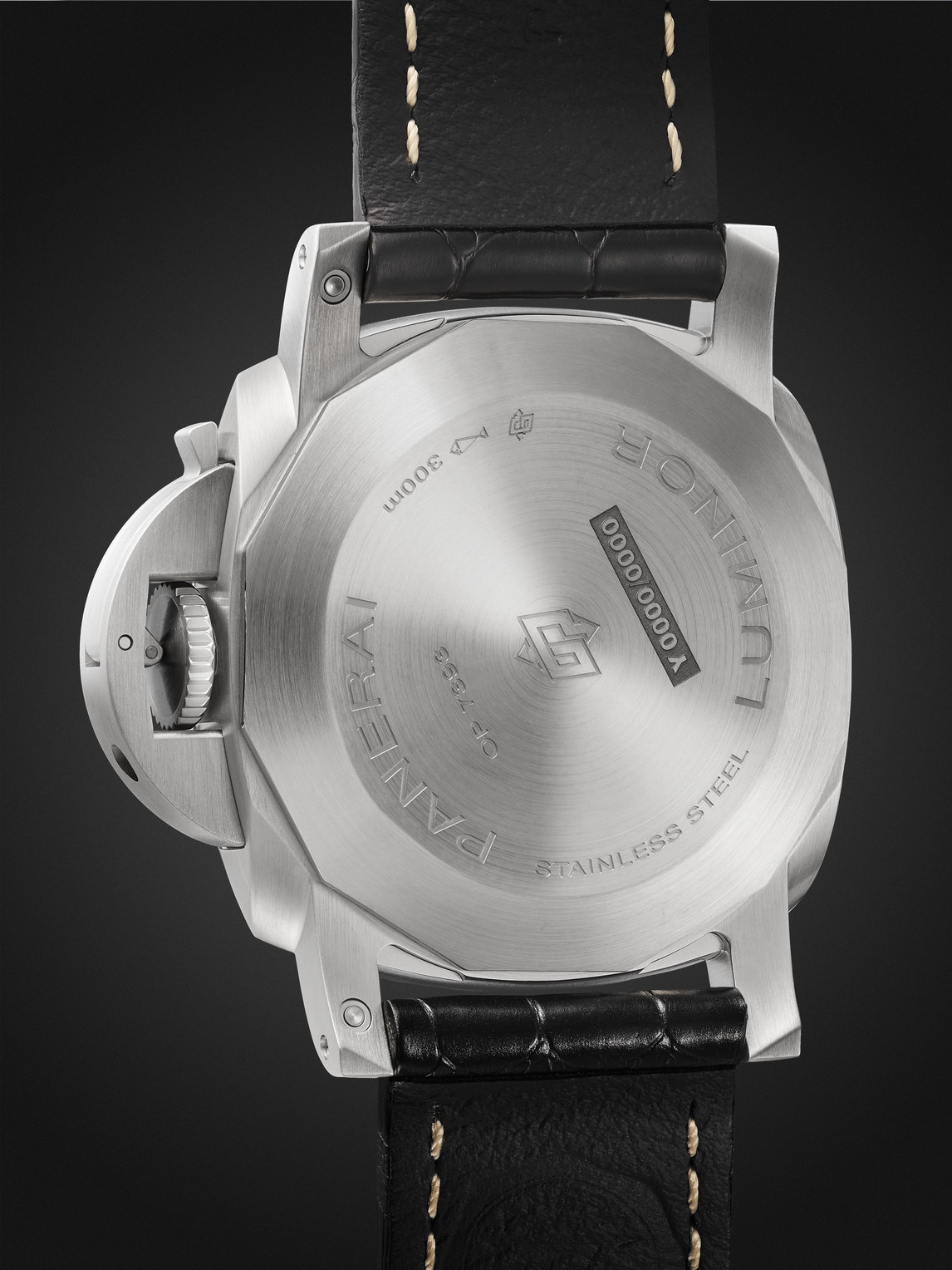  Panerai - Luminor Marina Automatic 1950 3 Days Acciaio Automatic 44mm Stainless Steel And Alligator Watch, Ref. No. Pam01312 - Men - Black 