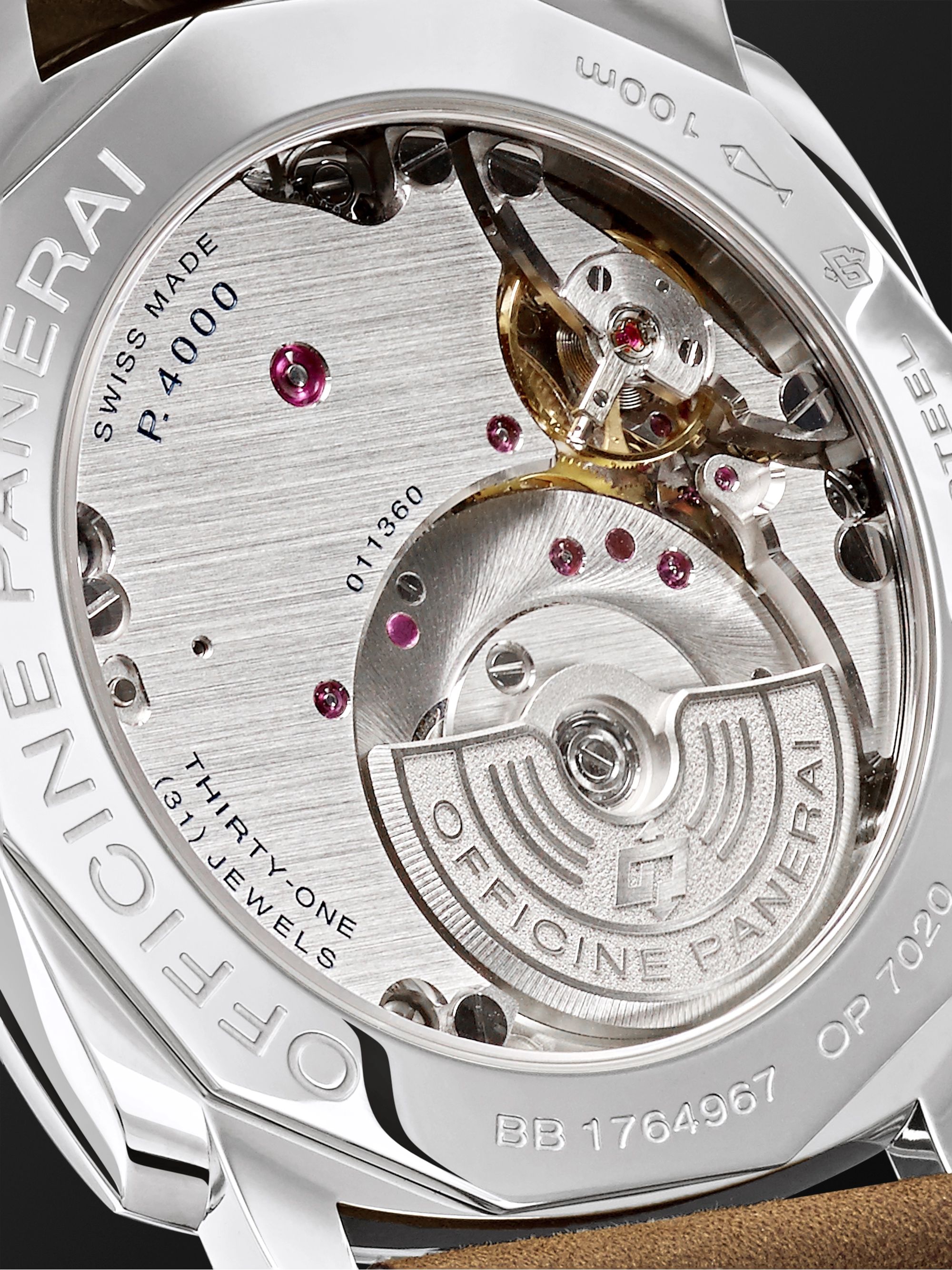 PANERAI Radiomir Automatic 42mm Stainless Steel and Leather Watch, Ref. No. PAM00655