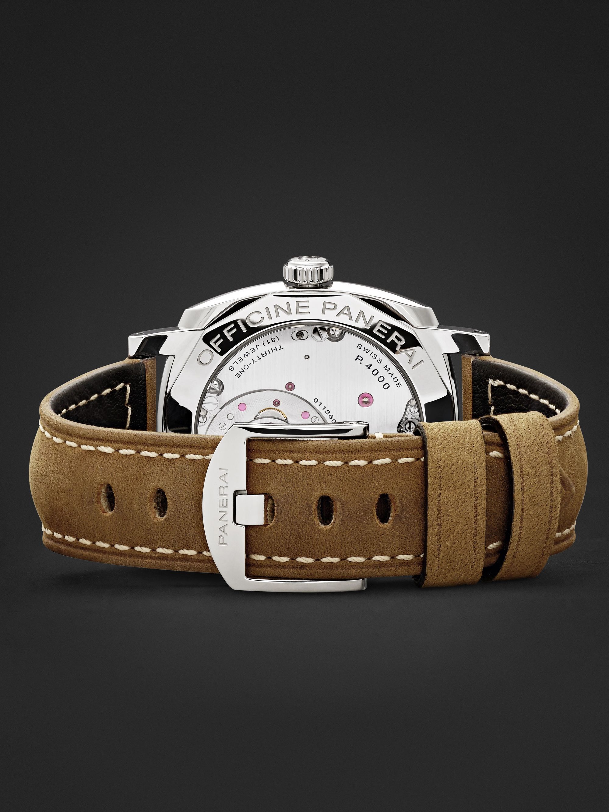 PANERAI Radiomir Automatic 42mm Stainless Steel and Leather Watch, Ref. No. PAM00655