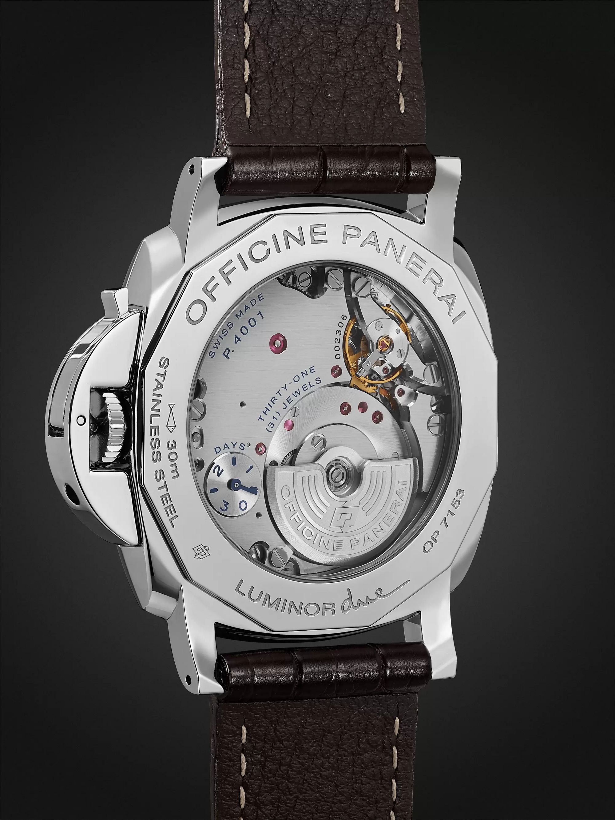 PANERAI Luminor Due Automatic 45mm Stainless Steel and Alligator Watch, Ref. No. PAM00943