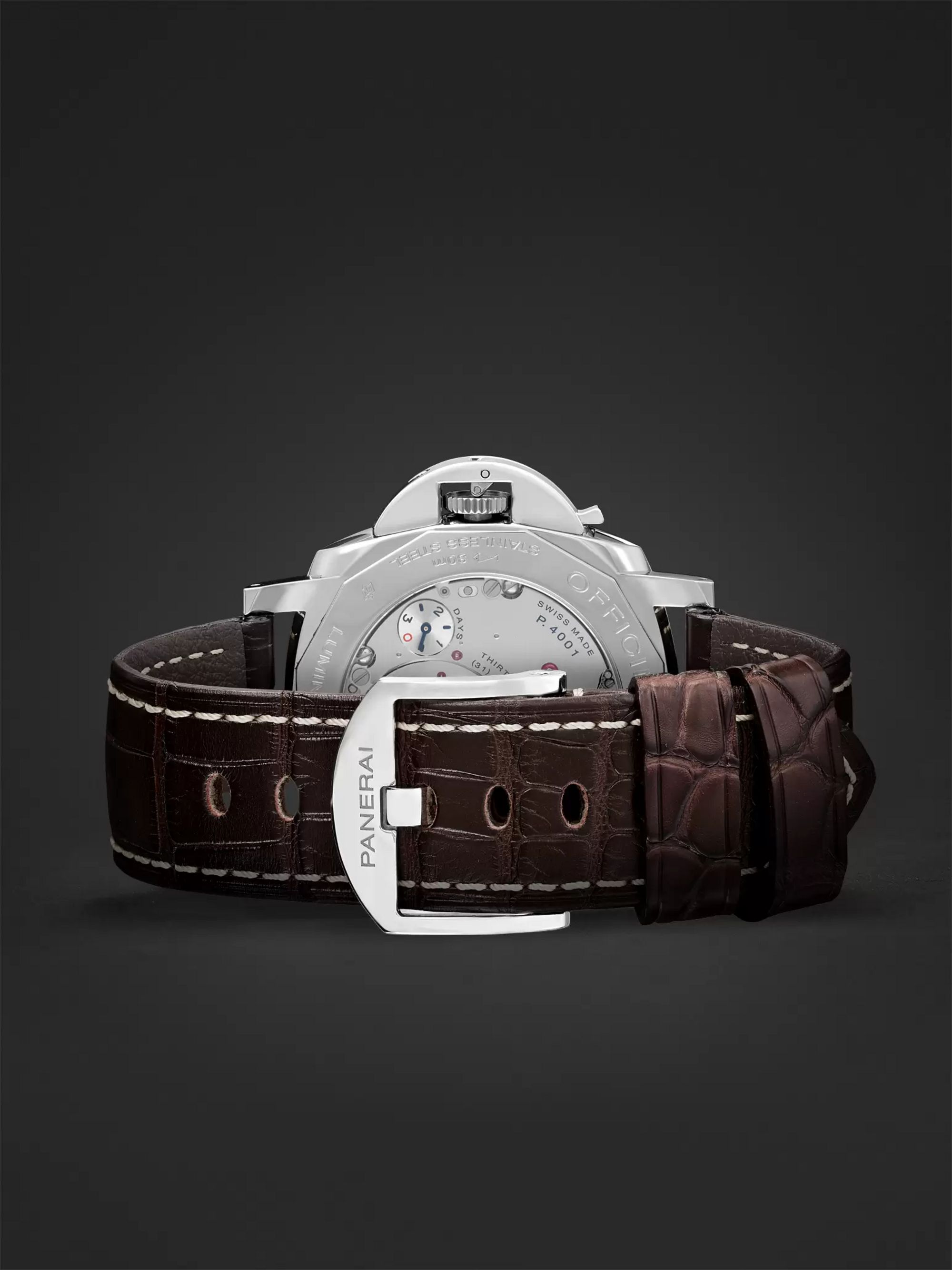PANERAI Luminor Due Automatic 45mm Stainless Steel and Alligator Watch, Ref. No. PAM00943