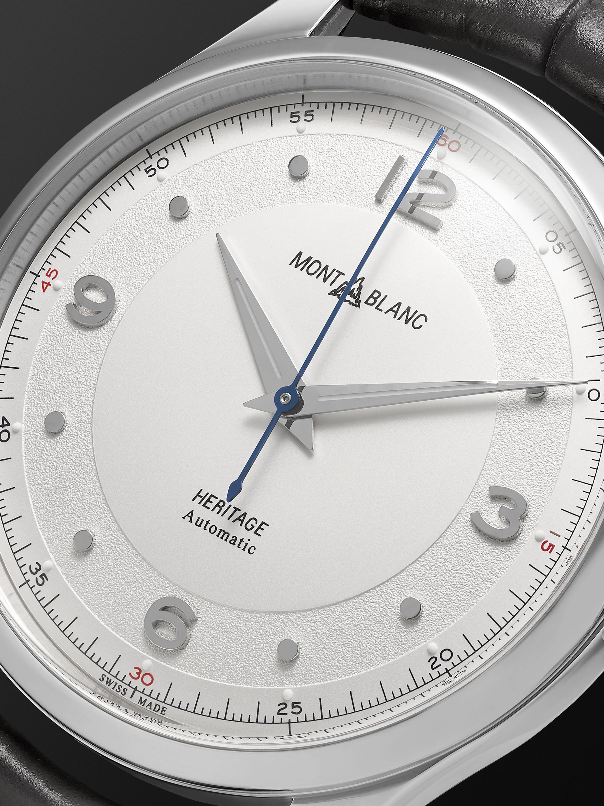 MONTBLANC Heritage Automatic 40mm Stainless Steel and Alligator Watch, Ref. No. 119943