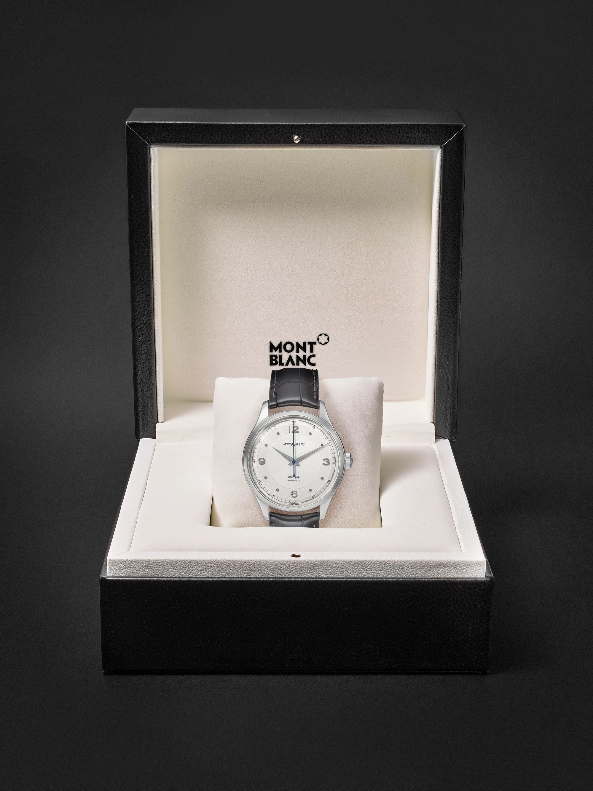 MONTBLANC Heritage Automatic 40mm Stainless Steel and Alligator Watch, Ref. No. 119943