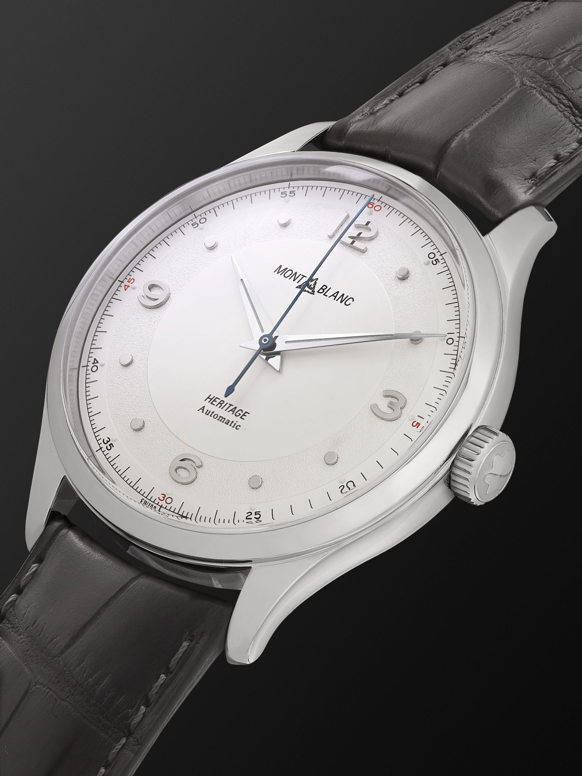 MONTBLANC Heritage Automatic 40mm Stainless Steel and Alligator Watch, Ref. No. 119943