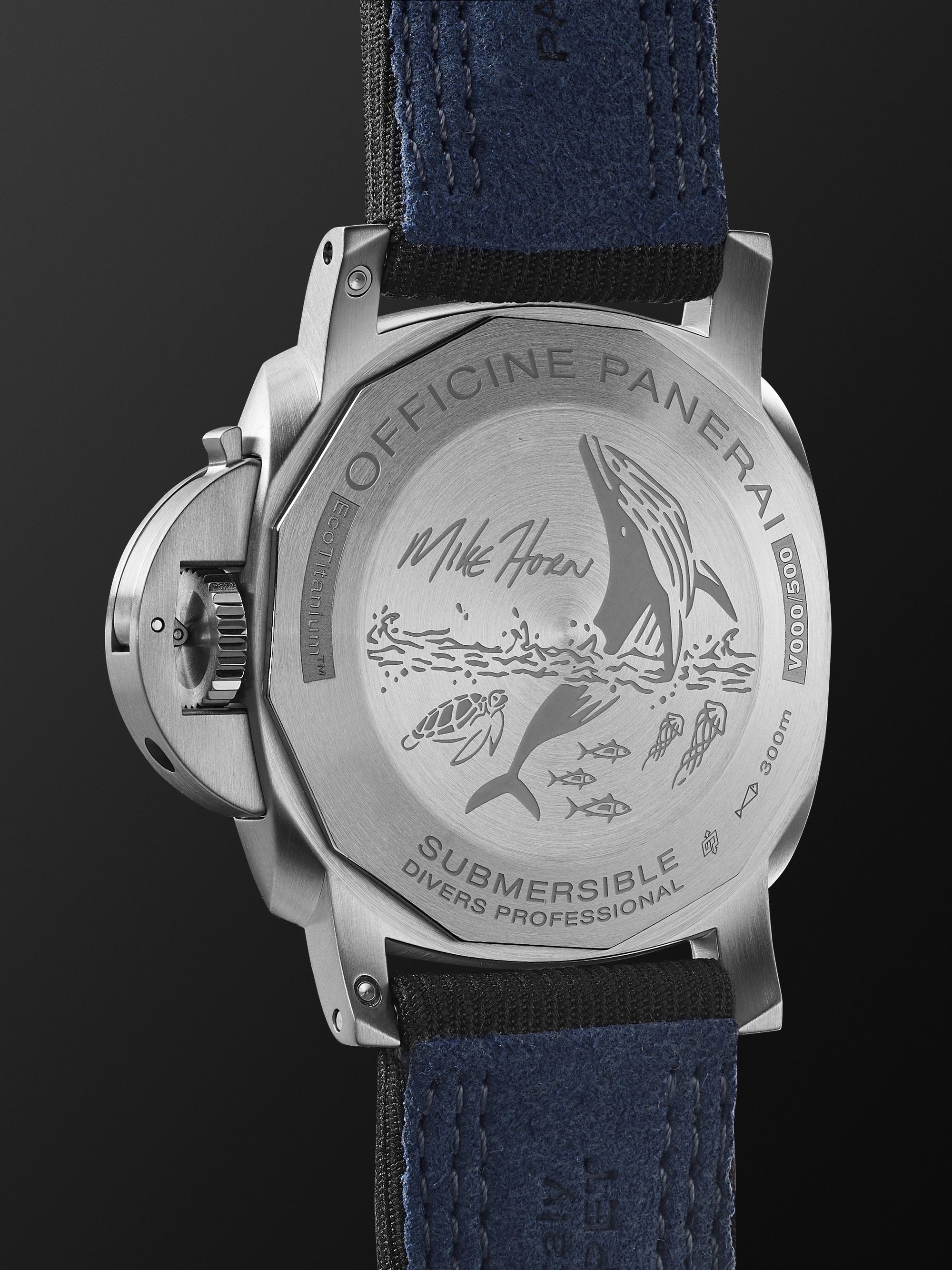 PANERAI Submersible Mike Horn Edition Automatic 47mm Eco-Titanium and PET Watch, Ref. No. PAM00984