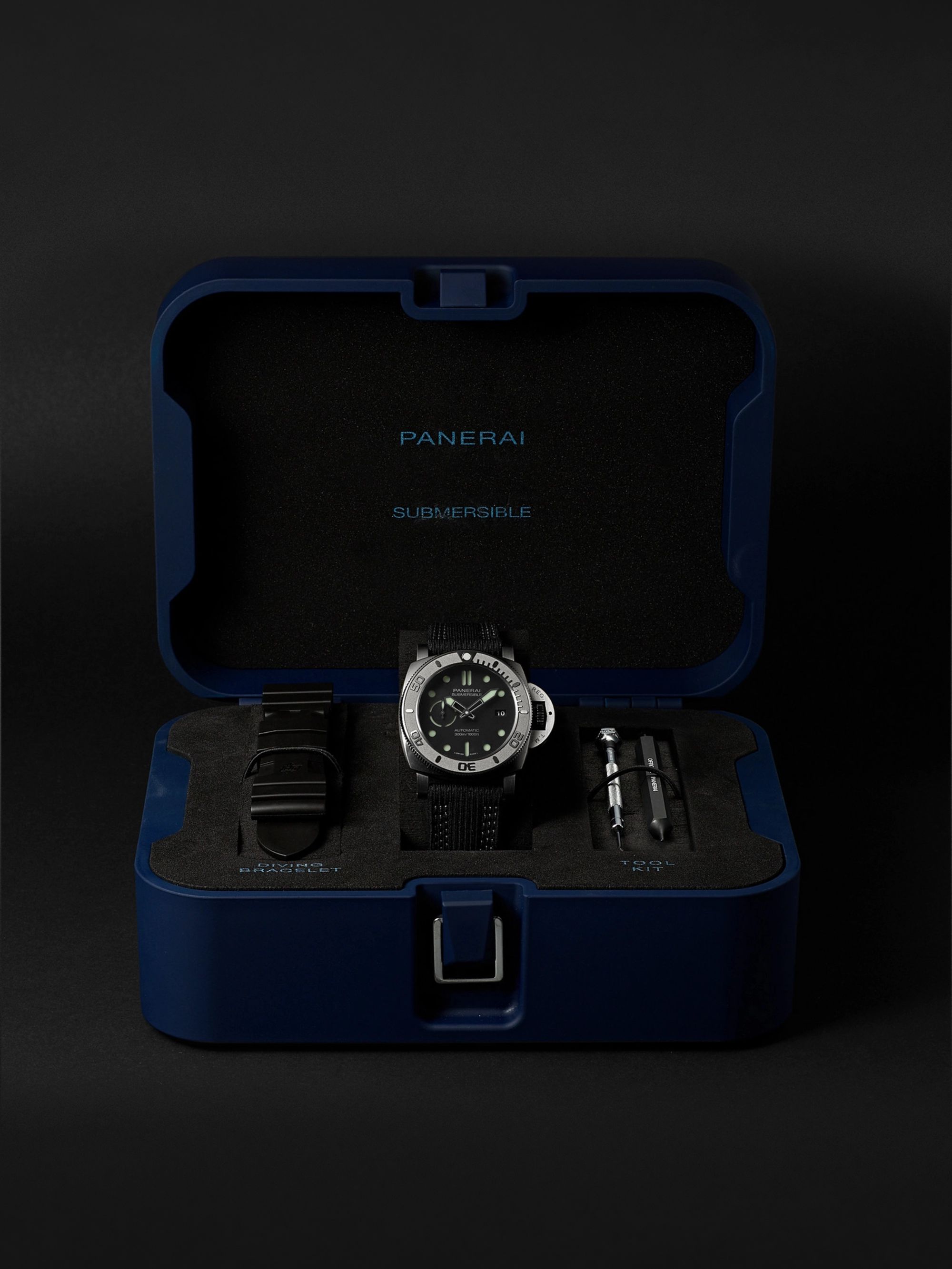 PANERAI Submersible Mike Horn Edition Automatic 47mm Eco-Titanium and PET Watch, Ref. No. PAM00984