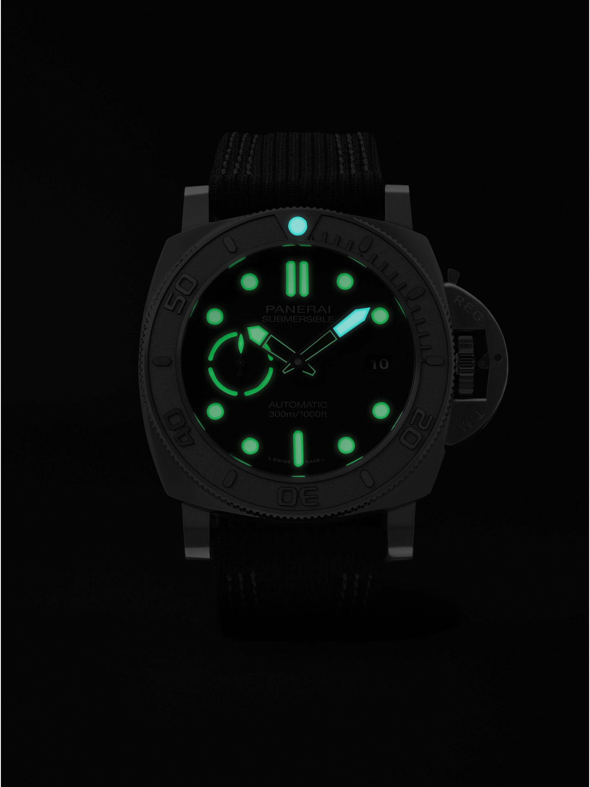 PANERAI Submersible Mike Horn Edition Automatic 47mm Eco-Titanium and PET Watch, Ref. No. PAM00984