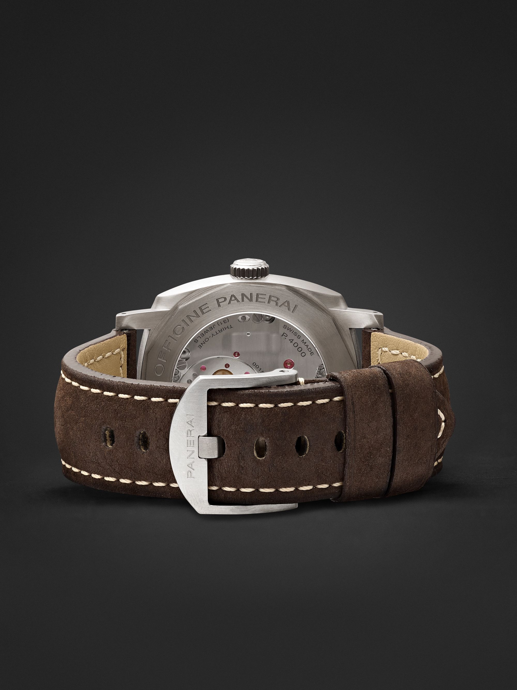 PANERAI Radiomir 1940 3 Days Automatic Titanio 45mm Titanium and Leather Watch, Ref. No. PAM00619