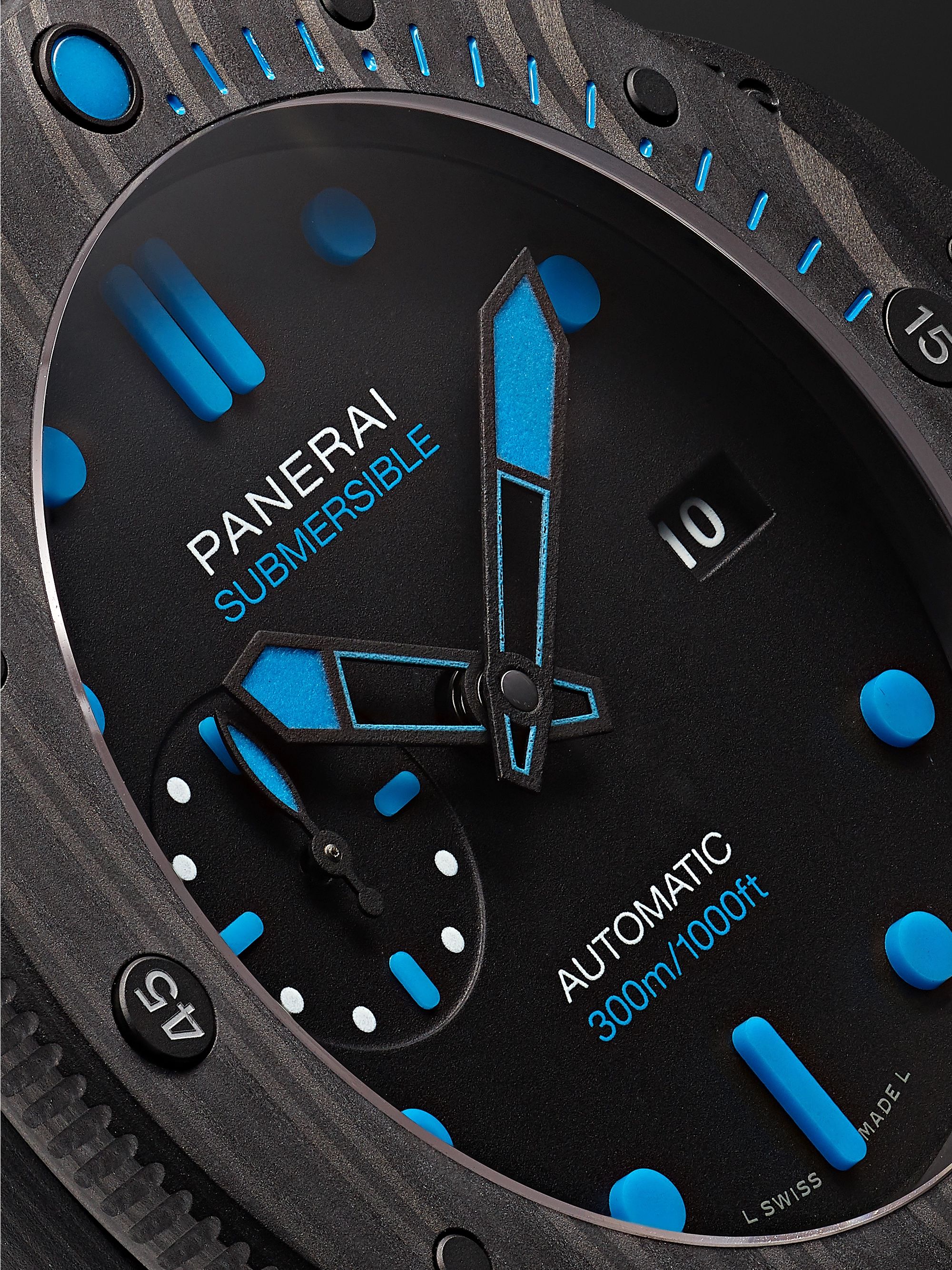 PANERAI Submersible Automatic 47mm Carbotech and Rubber Watch, Ref. No. PAM01616