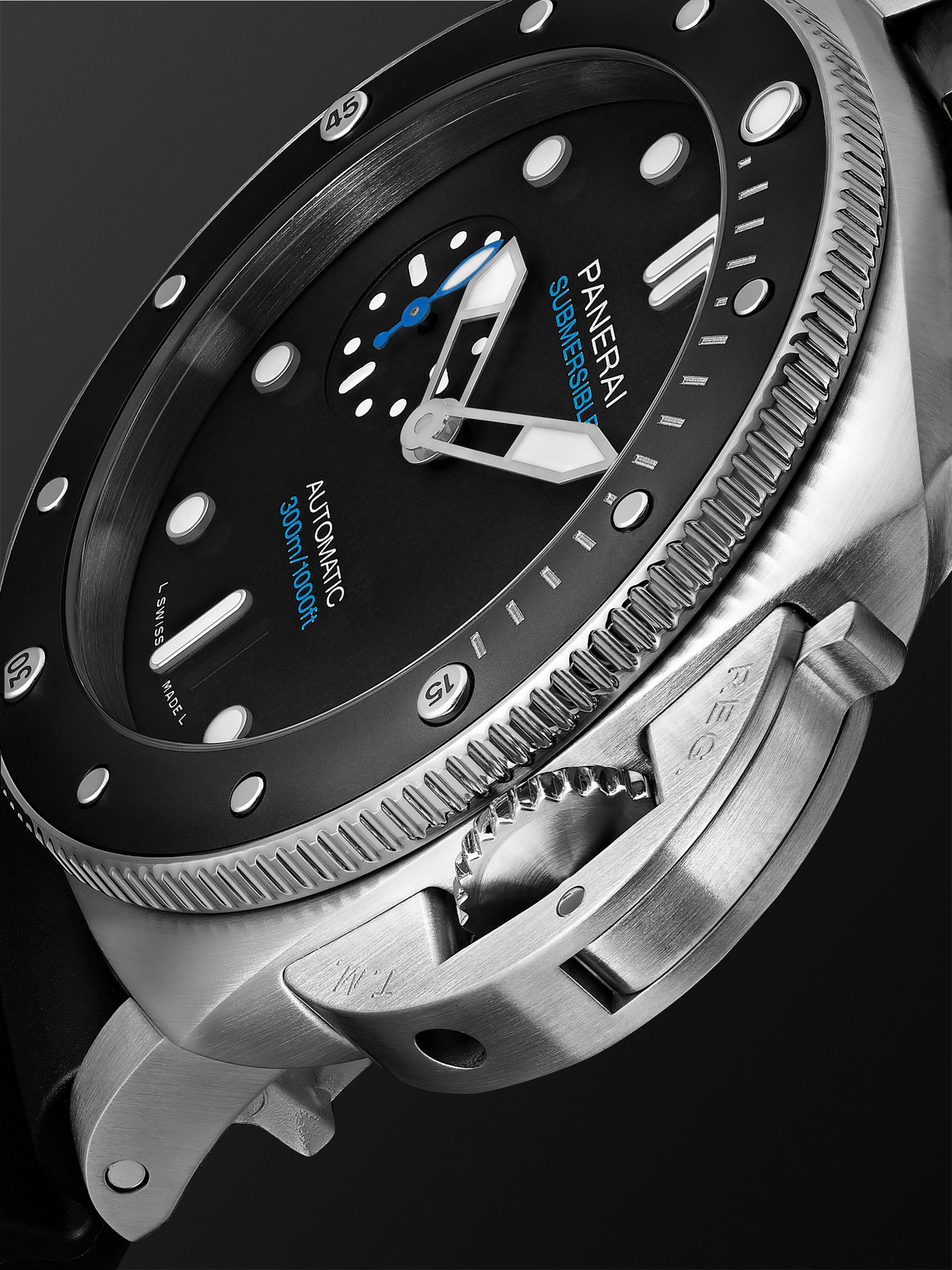  Panerai - Submersible Automatic 42mm Stainless Steel, Ceramic And Rubber Watch, Ref. No. Pam 00683 - Men - Black 
