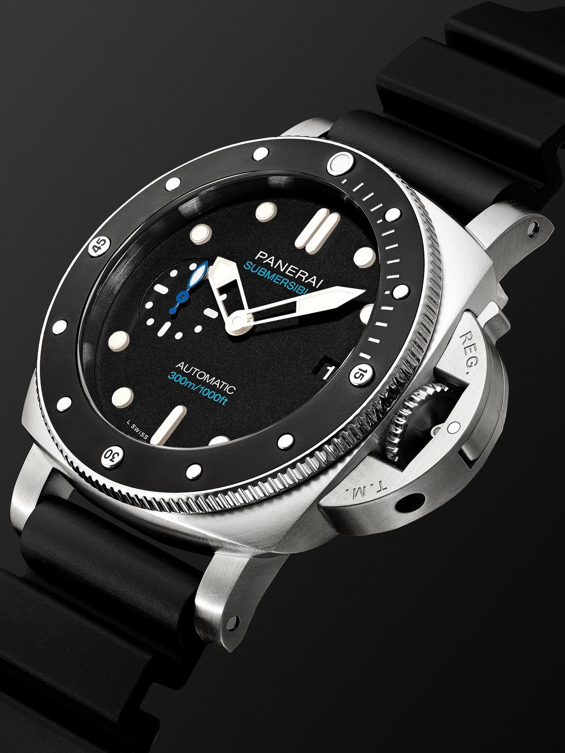  Panerai - Submersible Automatic 42mm Stainless Steel, Ceramic And Rubber Watch, Ref. No. Pam 00683 - Men - Black 