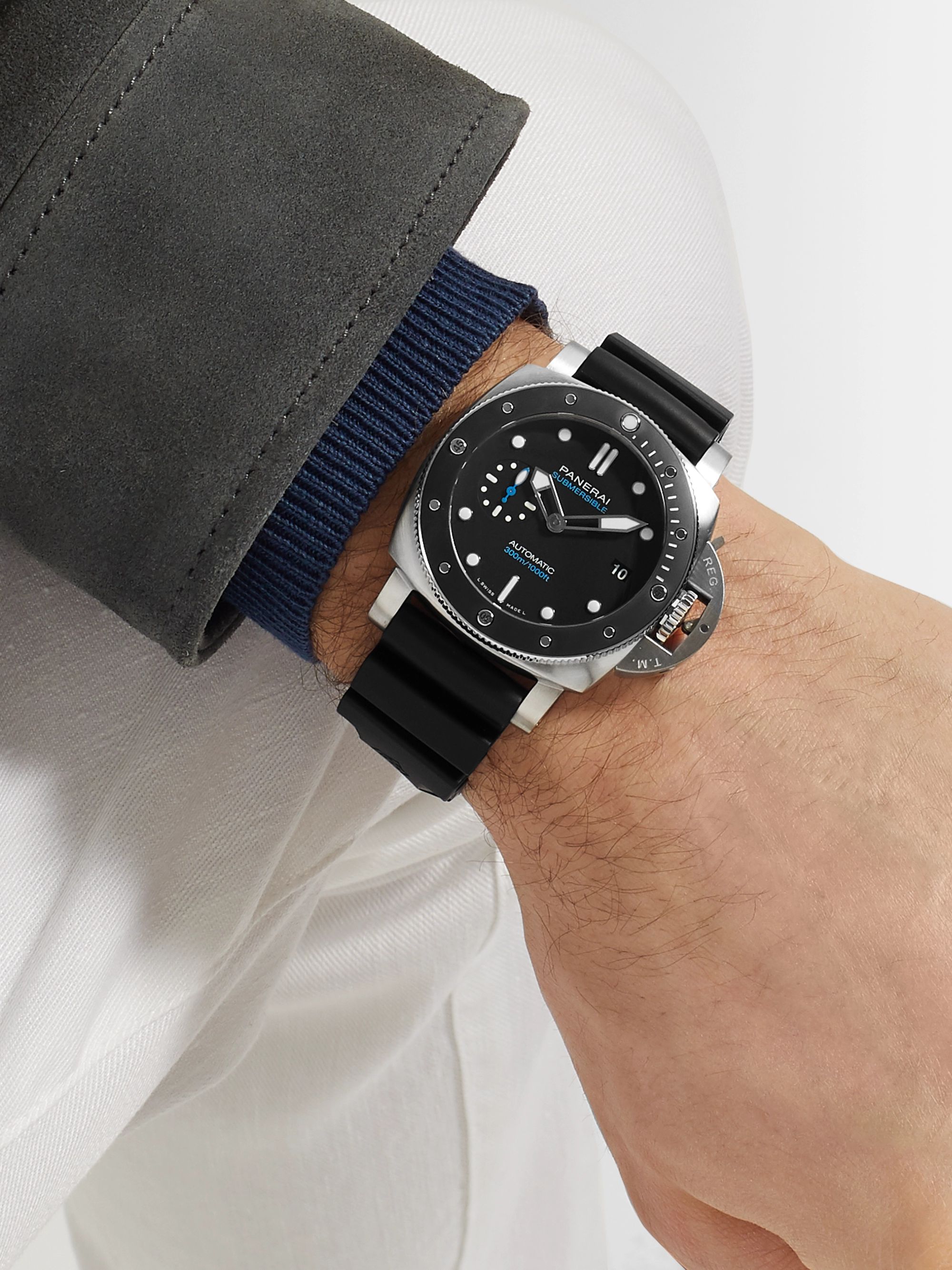 PANERAI Submersible Automatic 42mm Stainless Steel, Ceramic and Rubber Watch, Ref. No. PAM 00683