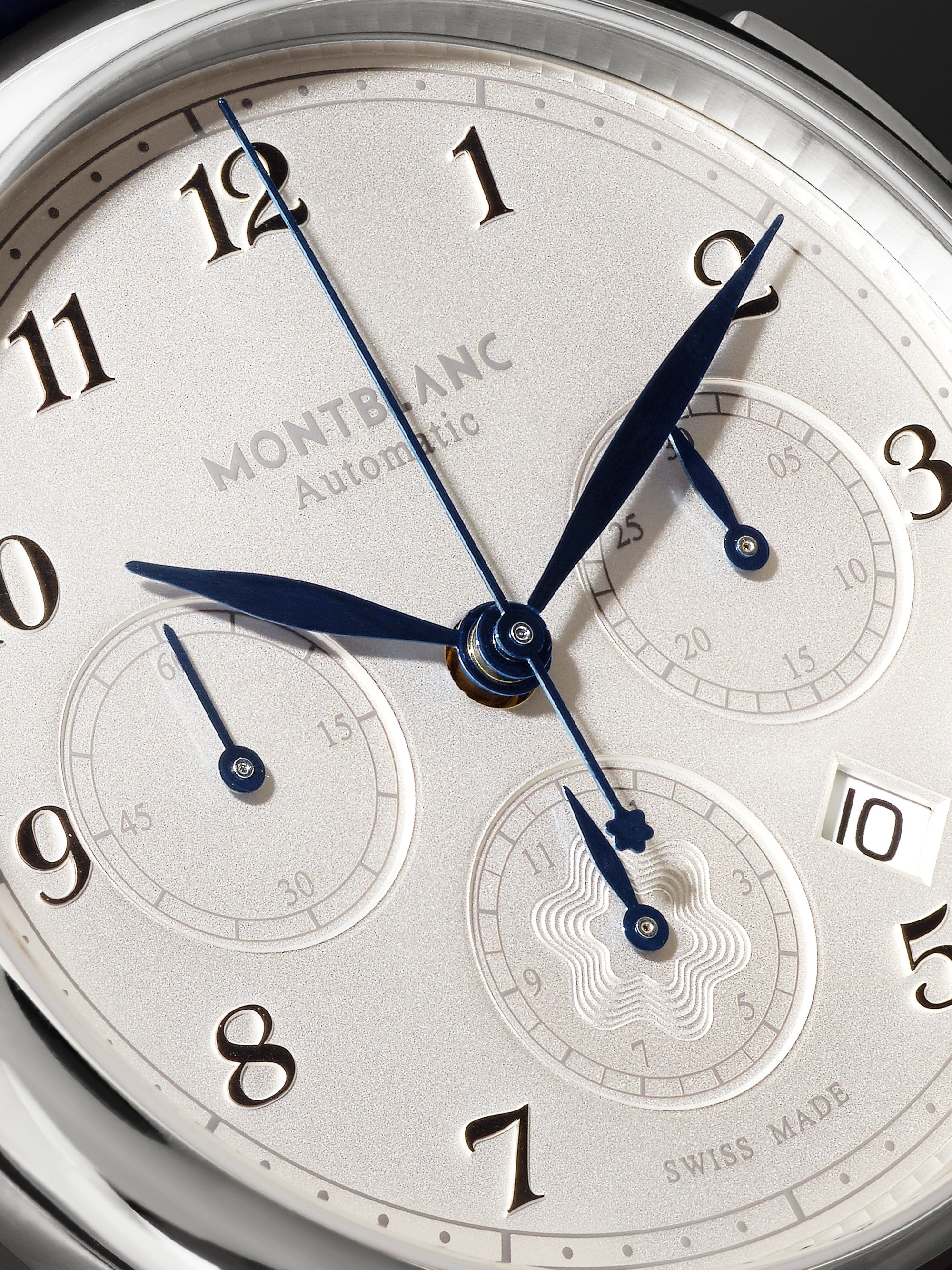MONTBLANC Star Legacy Automatic Chronograph 42mm Stainless Steel and Alligator Watch, Ref. No. 118514
