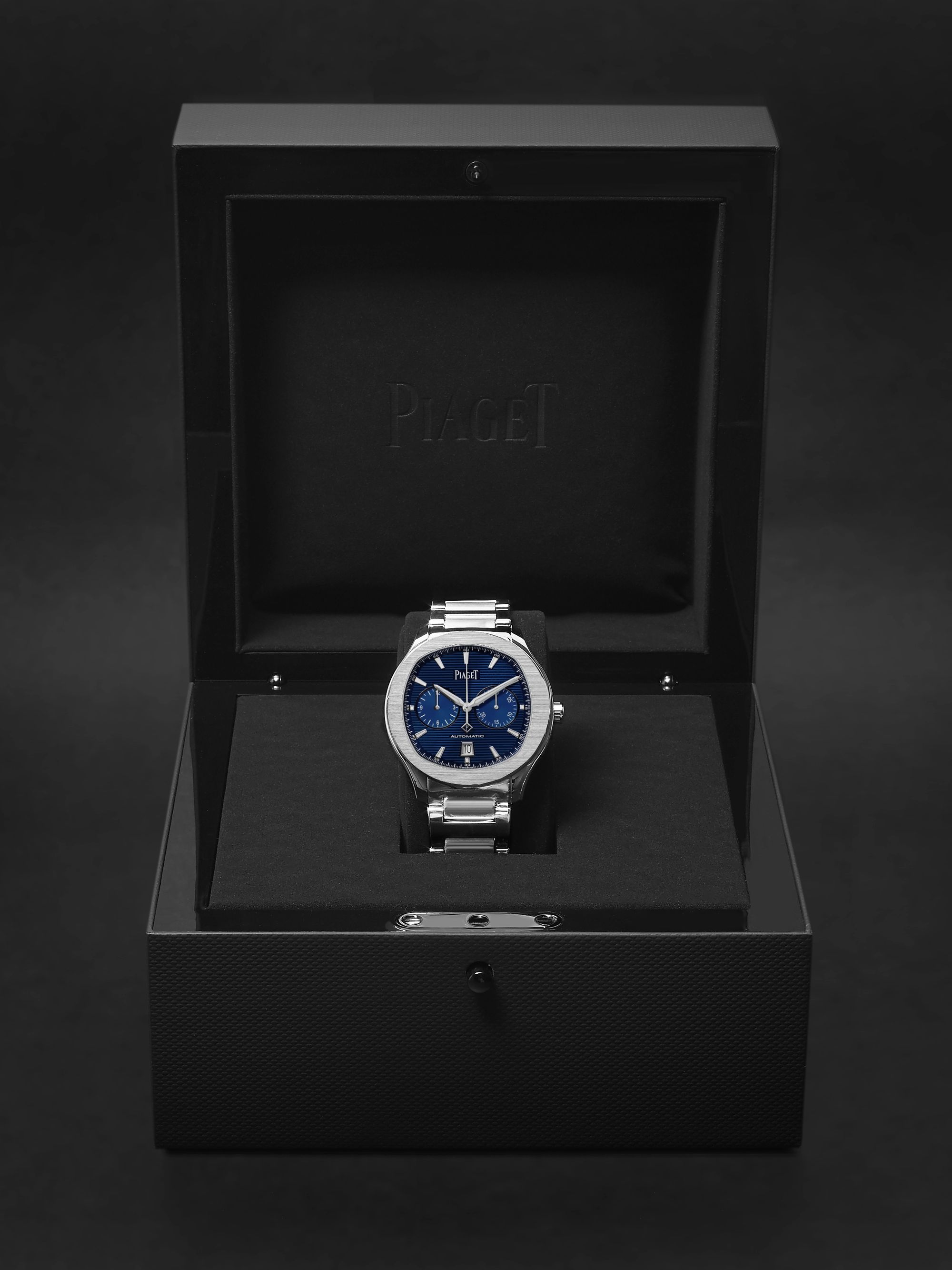 PIAGET Polo Automatic Chronograph 42mm Stainless Steel Watch, Ref. No. G0A41006