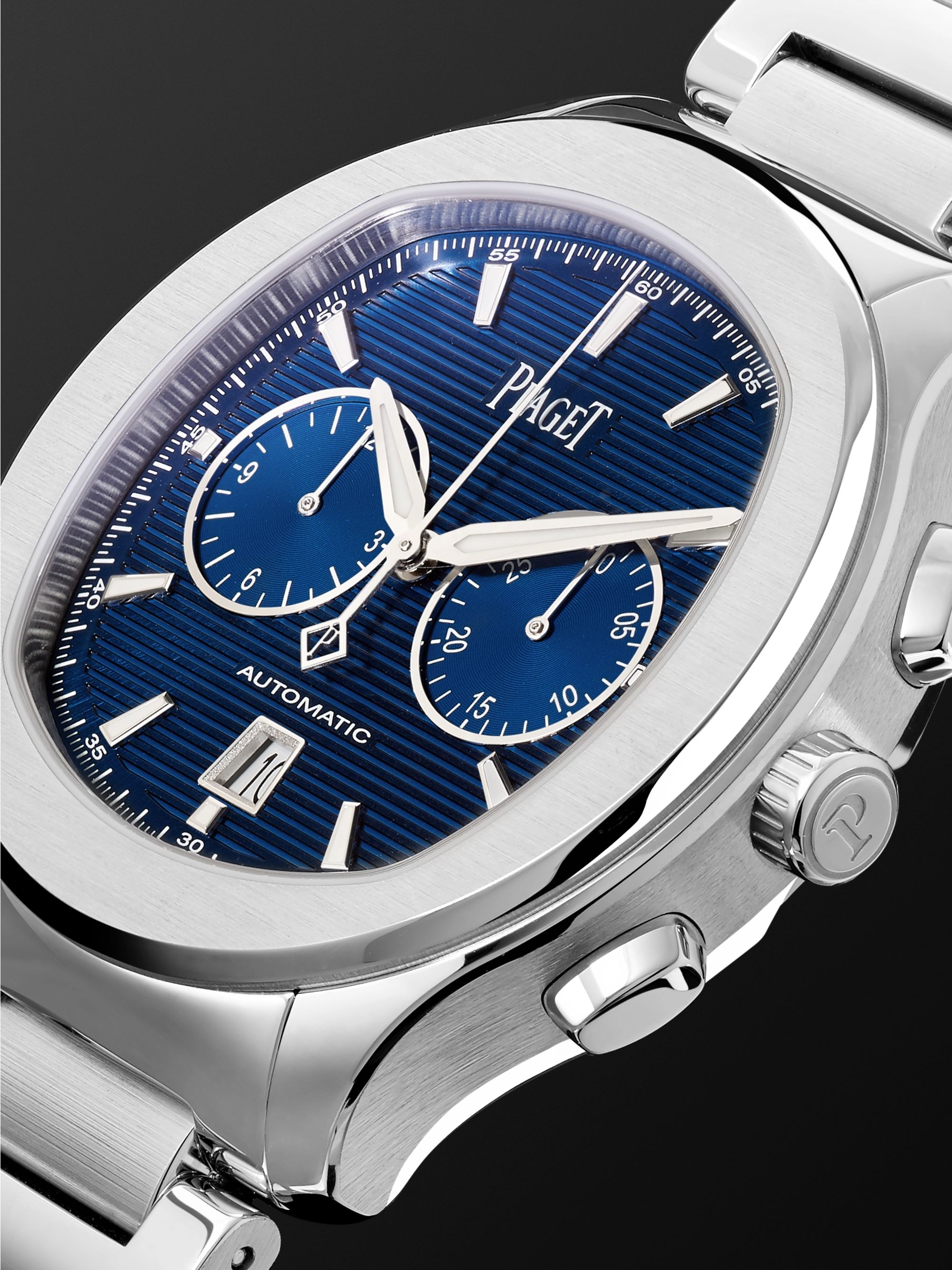 PIAGET Polo Automatic Chronograph 42mm Stainless Steel Watch, Ref. No. G0A41006