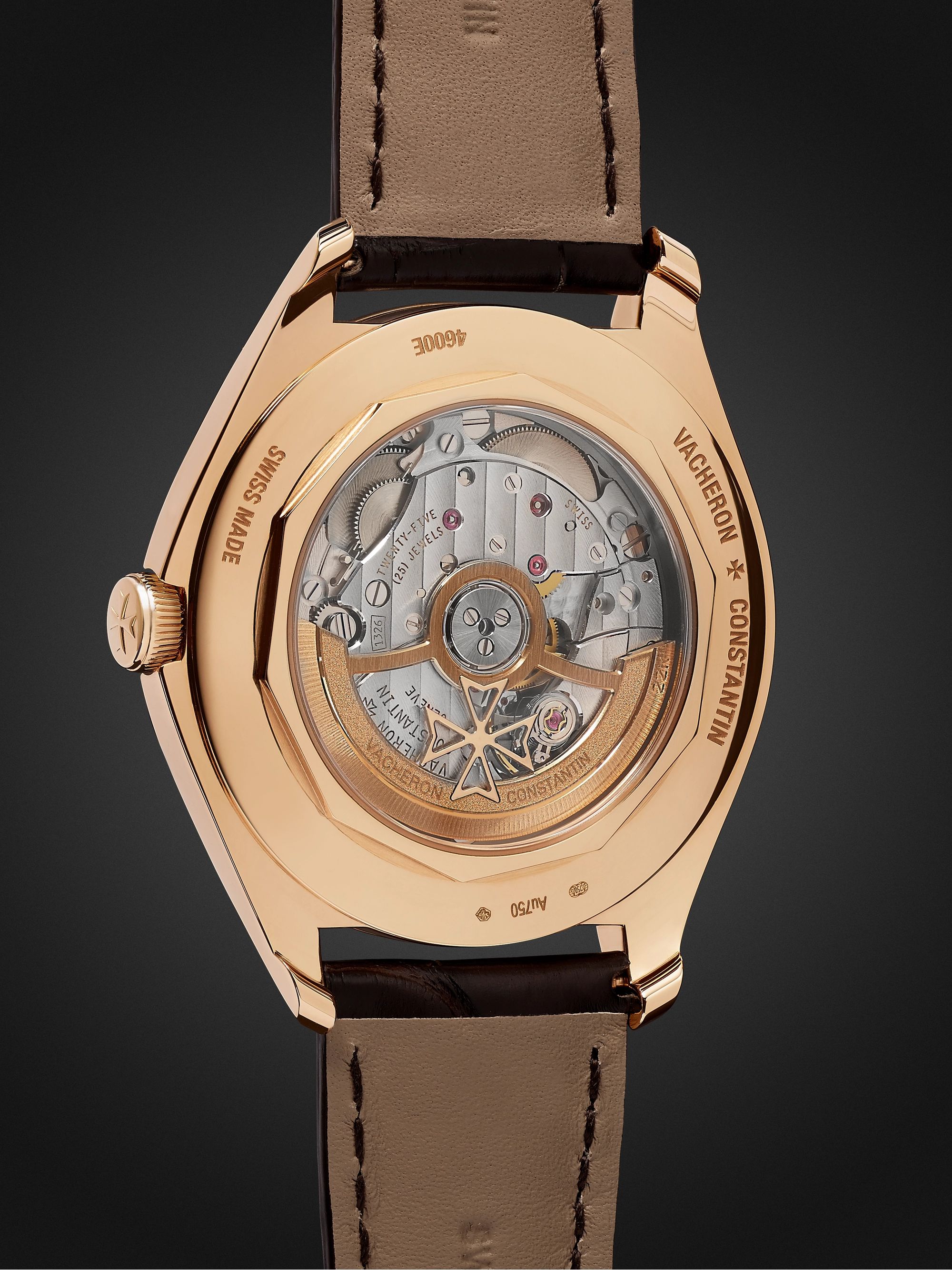 VACHERON CONSTANTIN Fiftysix Automatic 40mm 18-Karat Pink Gold and Alligator Watch, Ref. No. 4600E/000R-B441