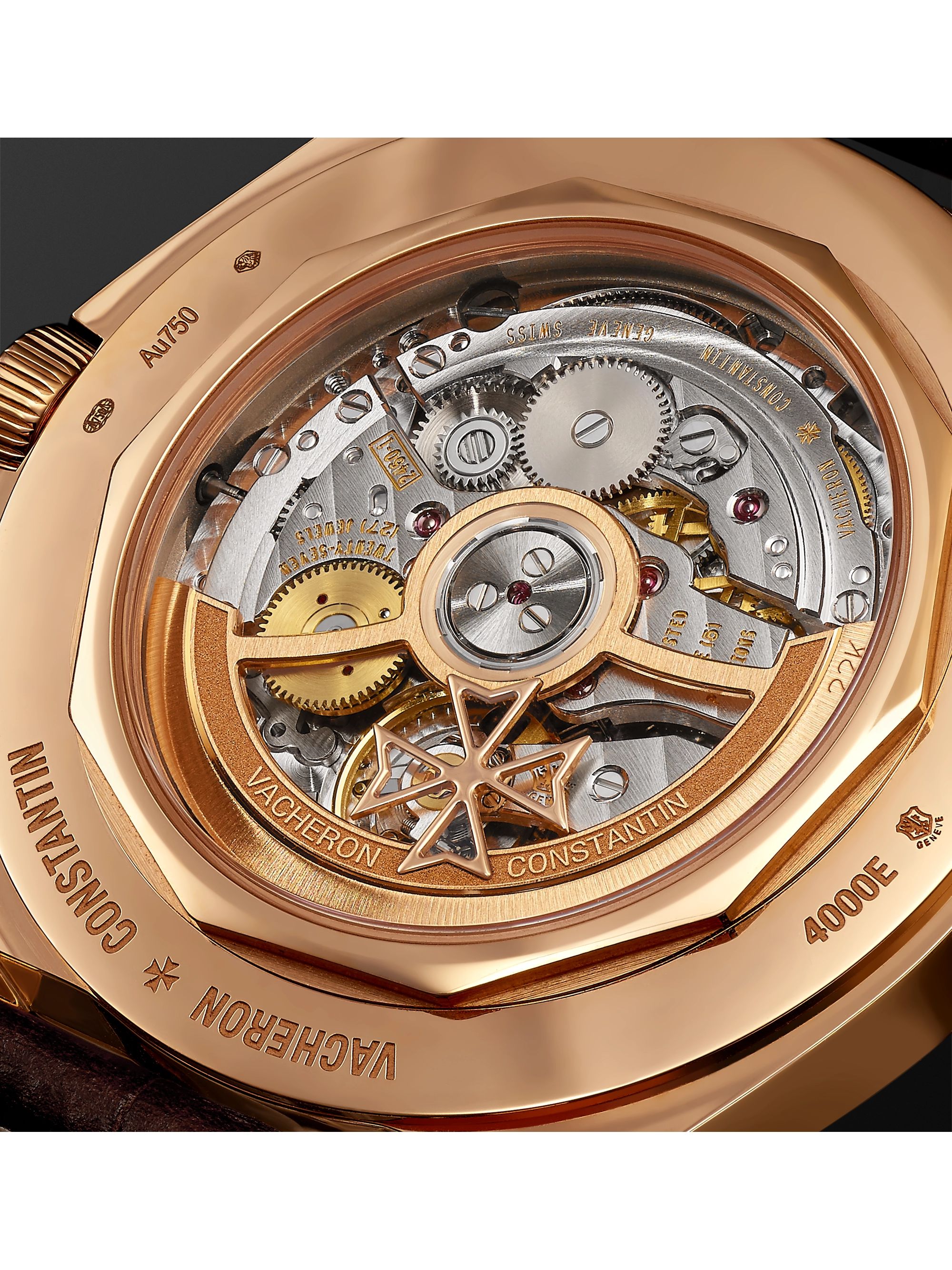 VACHERON CONSTANTIN Fiftysix Automatic Complete Calendar 40mm 18-Karat Pink Gold and Alligator Watch, Ref. No. 4000E/000R-B438