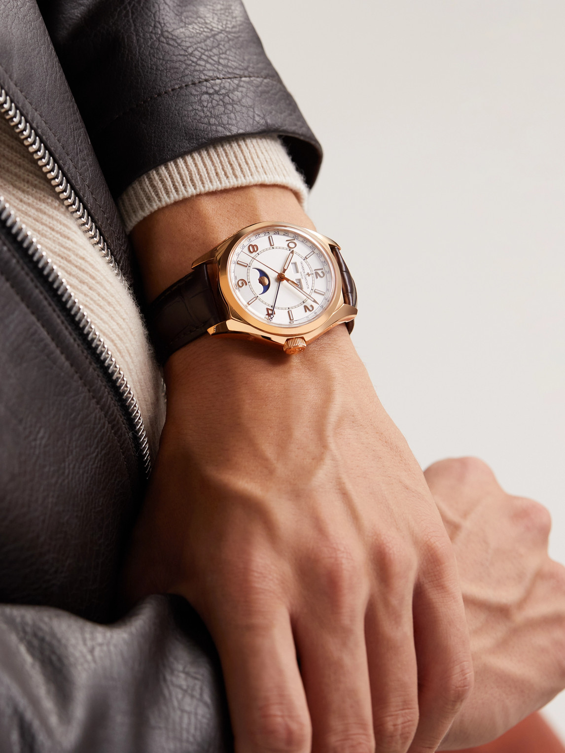 Fiftysix Automatic Complete Calendar 18-Karat Pink Gold Watch, Ref. 4000E/000R-B438 — 2