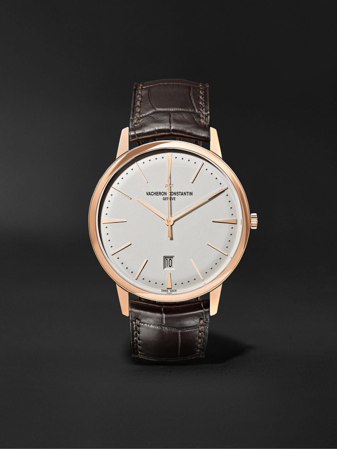 Patrimony Automatic 18-Karat Pink Gold Watch, Ref. 85180/000R-9248