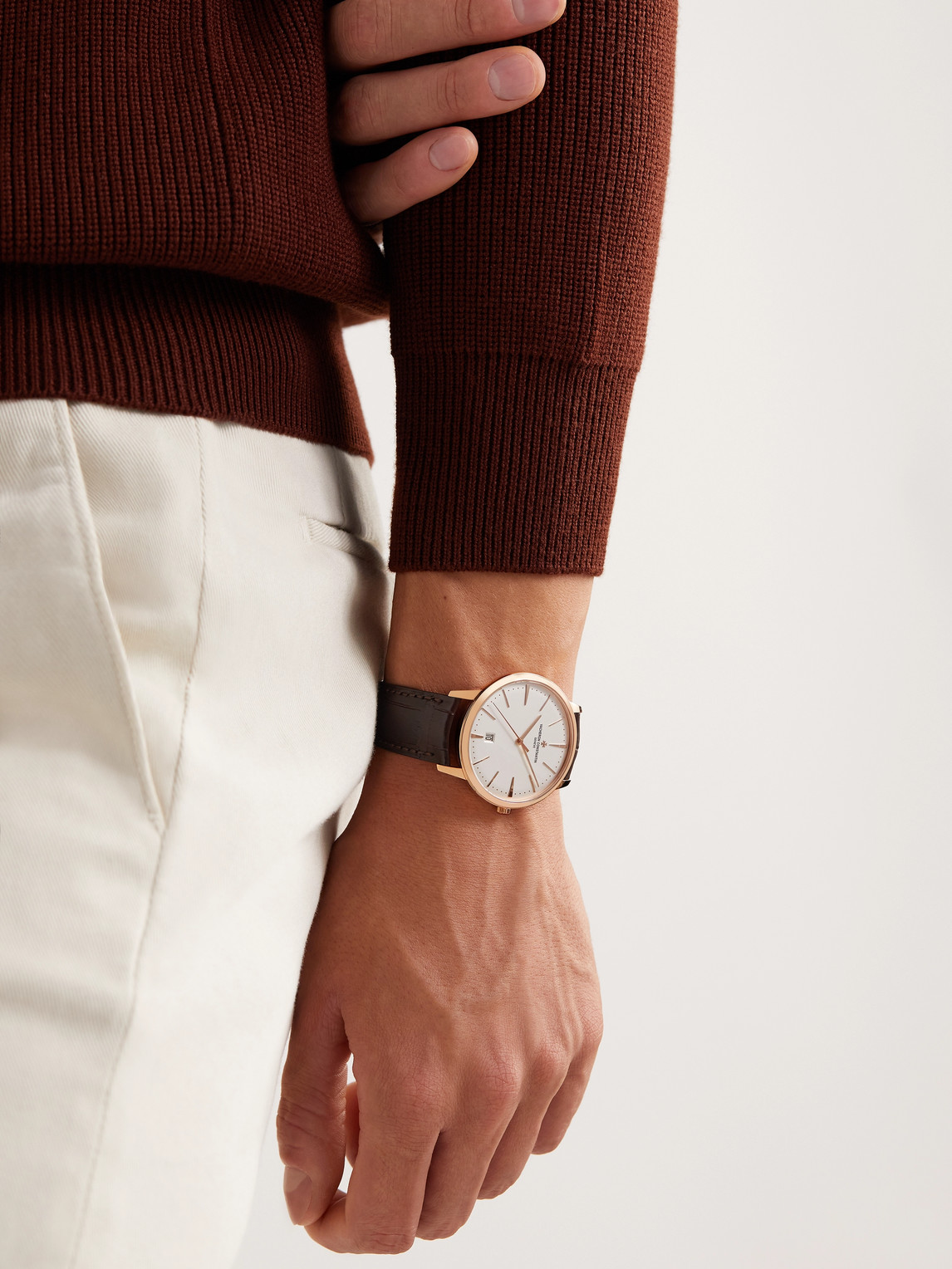 Patrimony Automatic 18-Karat Pink Gold Watch, Ref. 85180/000R-9248 — 2