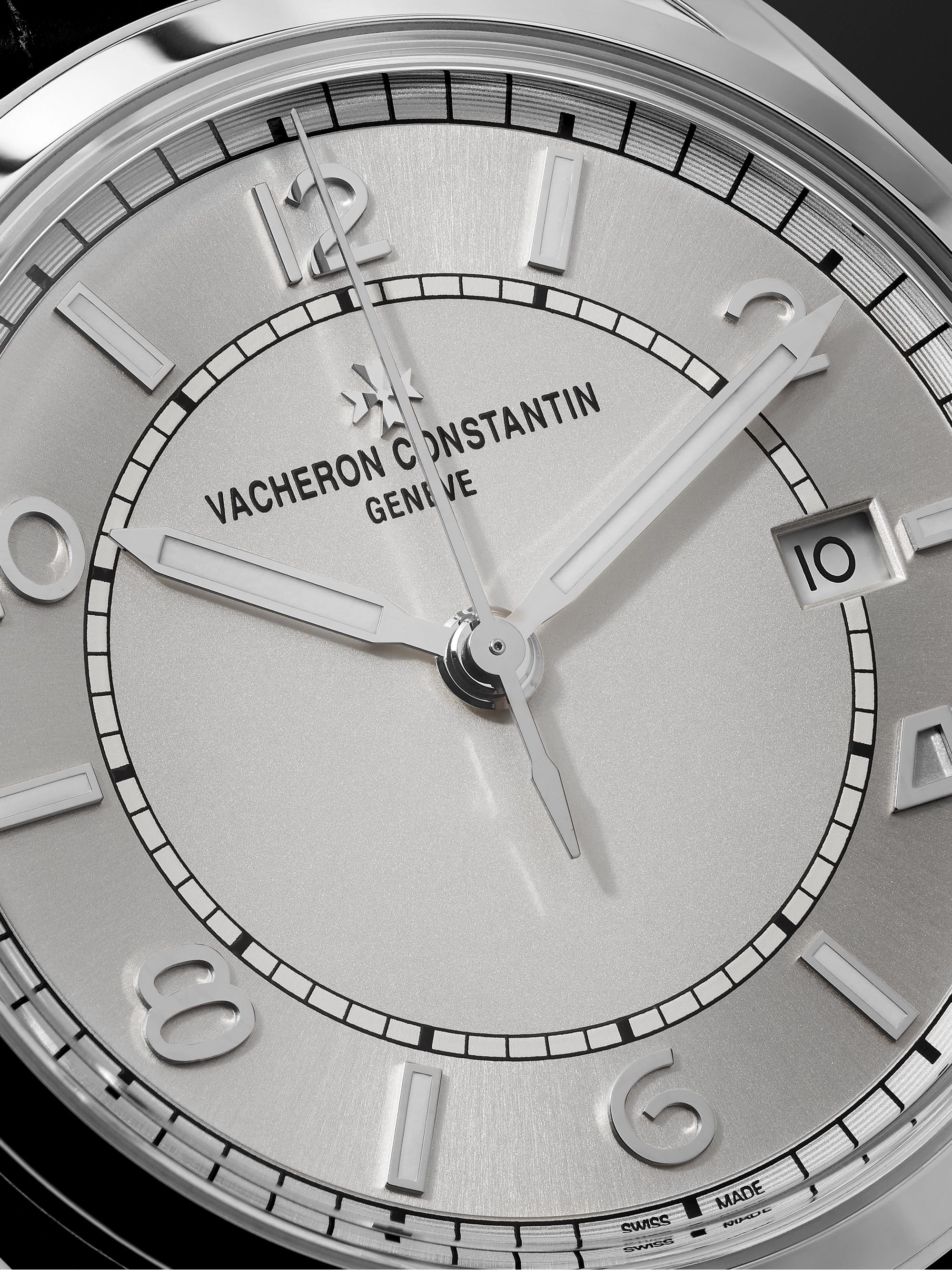 VACHERON CONSTANTIN Fiftysix Automatic 40mm Stainless Steel and Alligator Watch, Ref. No. 4600E/000A-B442