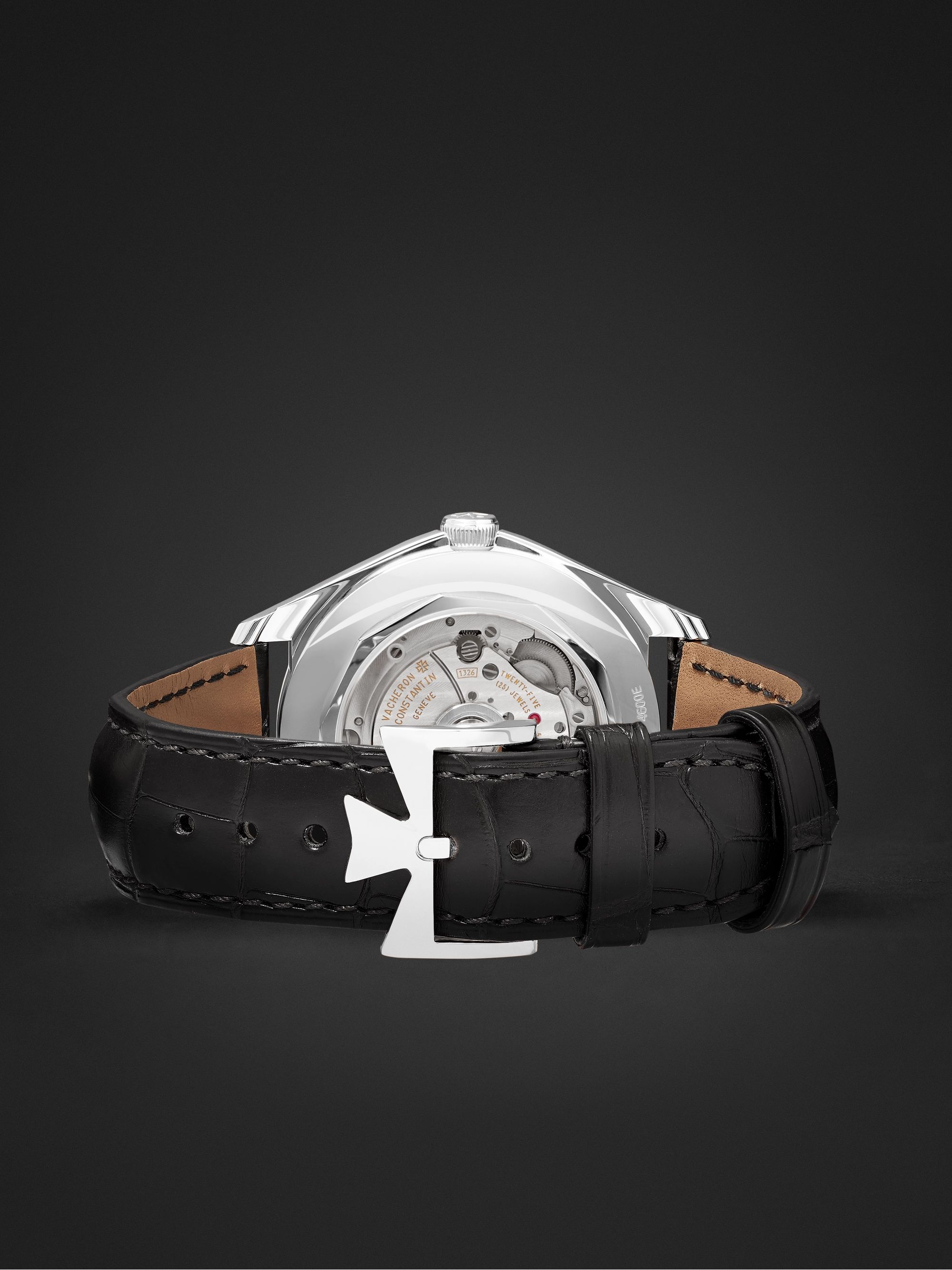 VACHERON CONSTANTIN Fiftysix Automatic 40mm Stainless Steel and Alligator Watch, Ref. No. 4600E/000A-B442