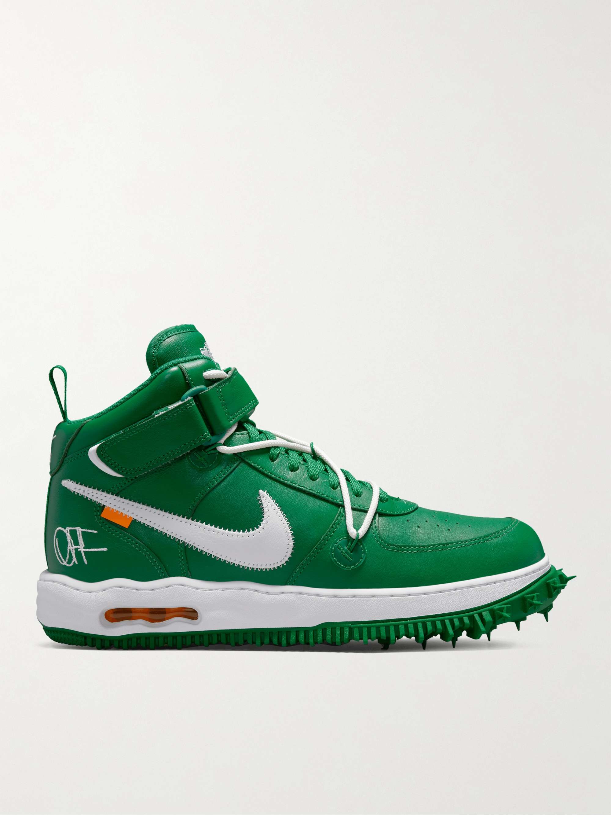 Udgravning struktur Til sandheden NIKE + Off-White Air Force 1 Mid Leather Sneakers | MR PORTER