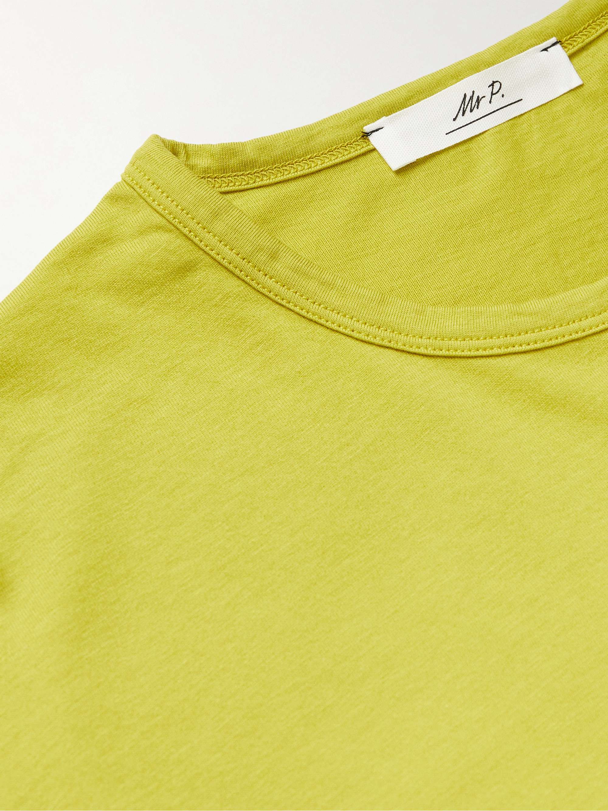 MR P. Garment-Dyed Cotton-Jersey T-Shirt