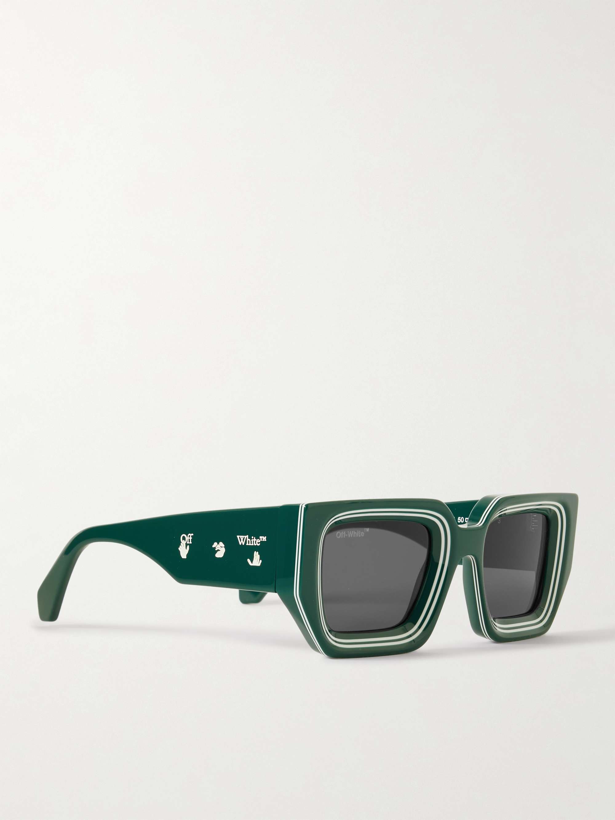 OFF-WHITE Francisco D-Frame Acetate Sunglasses