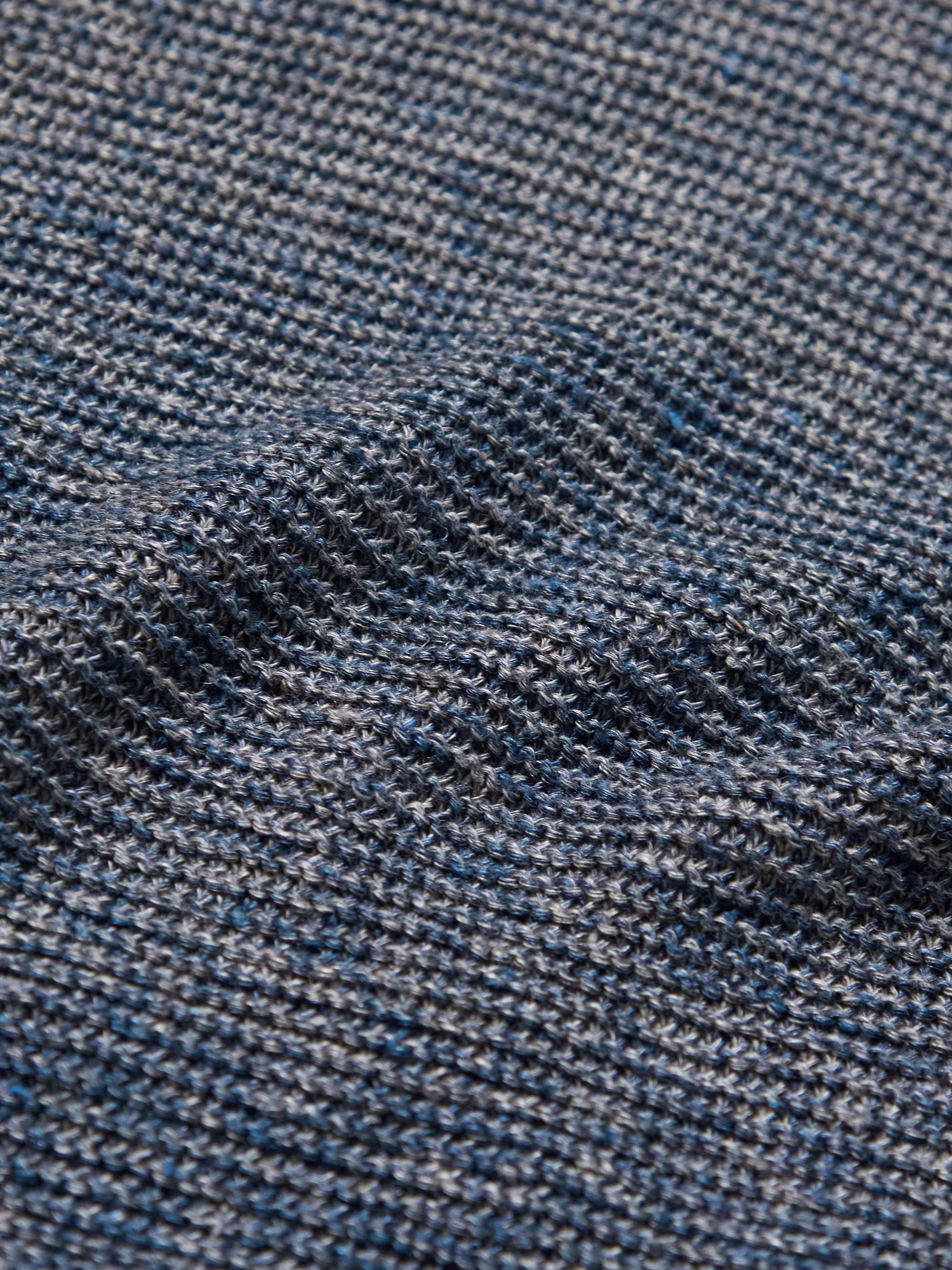 MR P. Dégradé Linen Polo Shirt