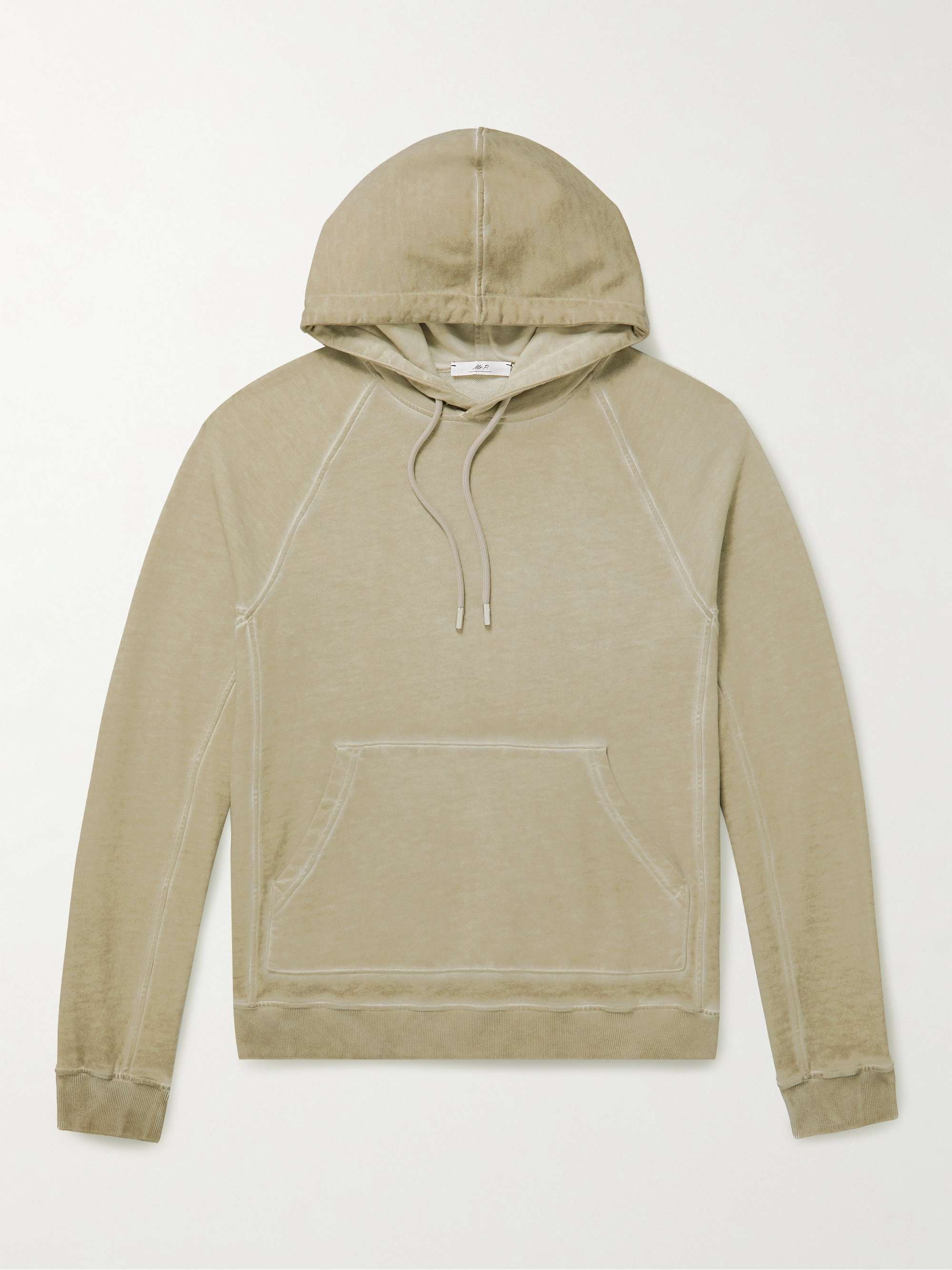 Cold Dyed Organic Cotton Jersey Hoodie