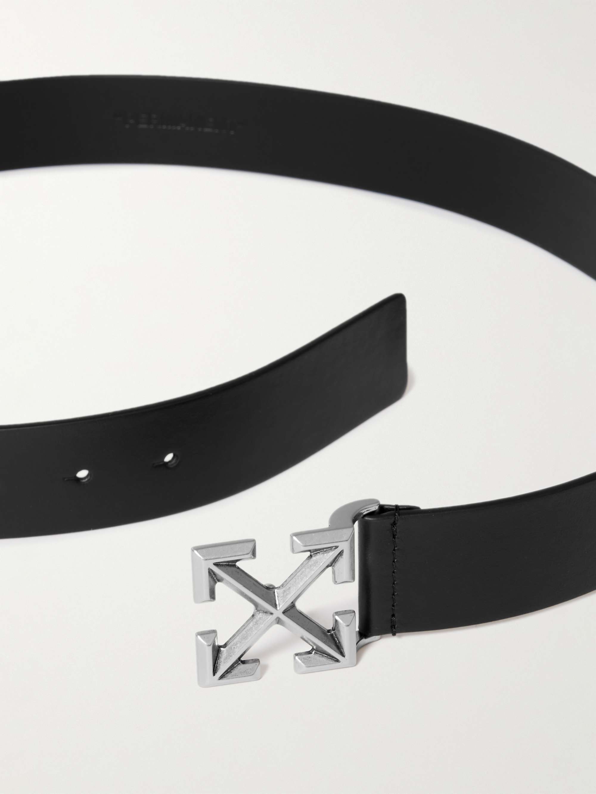 Shop Off-White Degrade Arrow Leather Belt