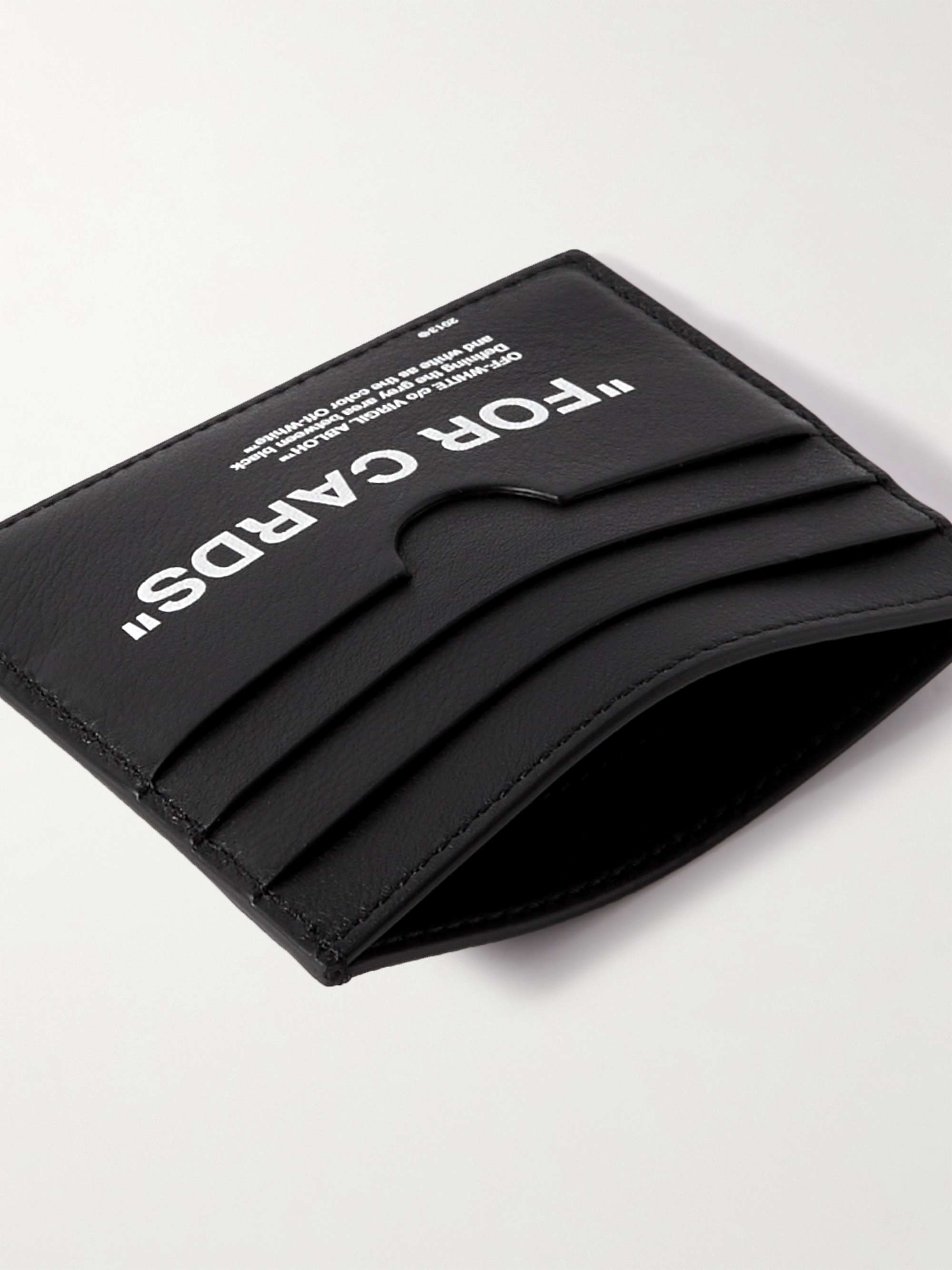 OFF-WHITE Printed Leather Cardholder