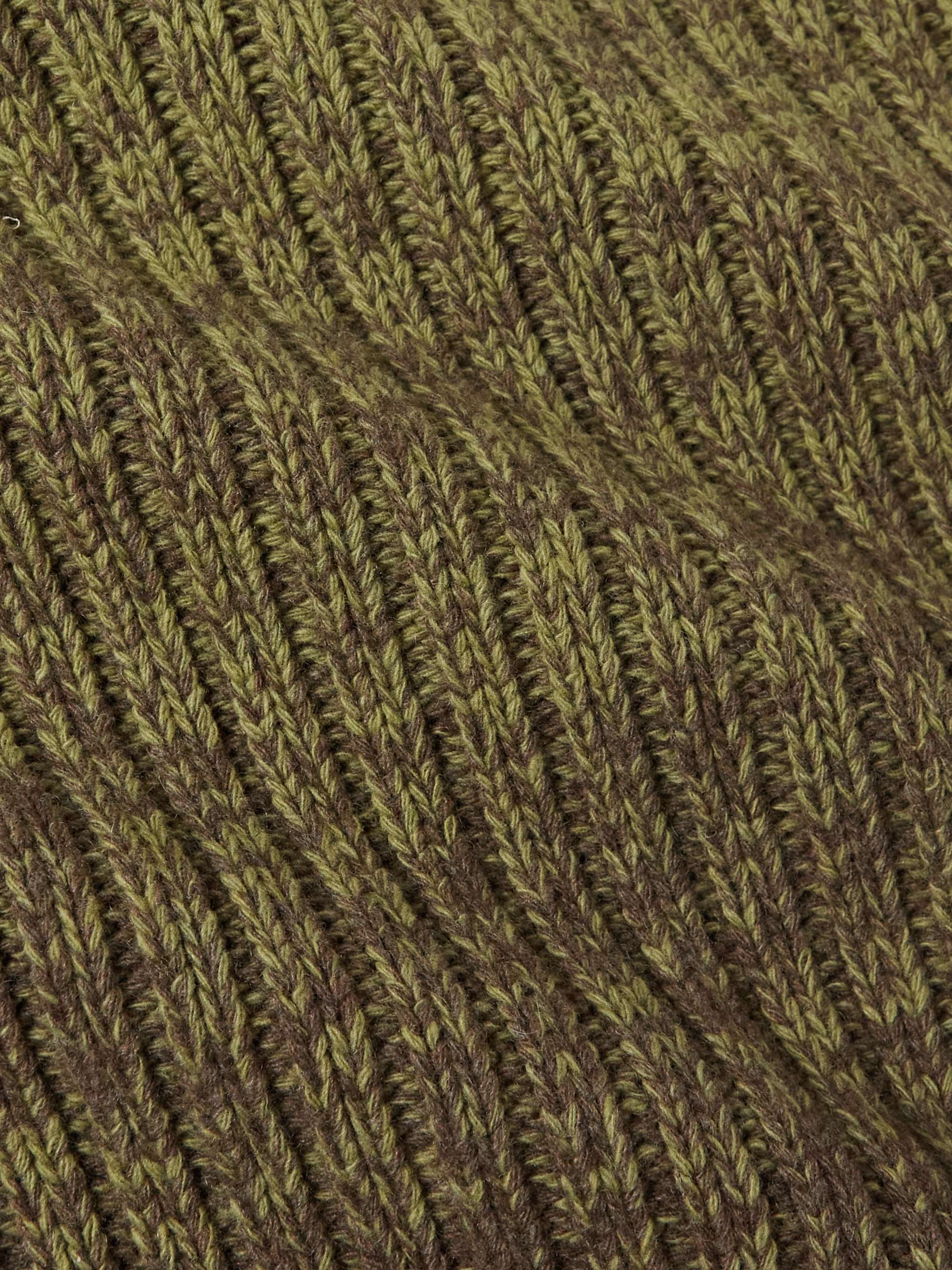 MR P. Dégradé Crocheted Cashmere and Wool-Blend Sweater