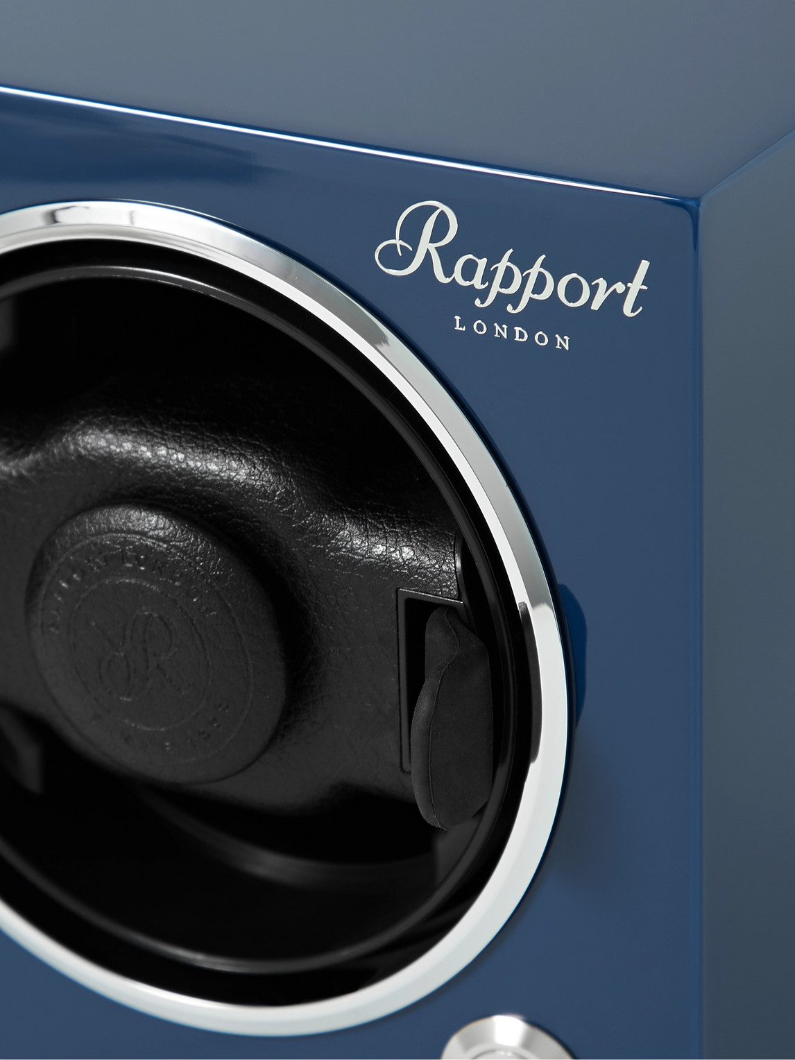 Shop Rapport London Evolution Lacquered Cedar Watch Winder In Blue