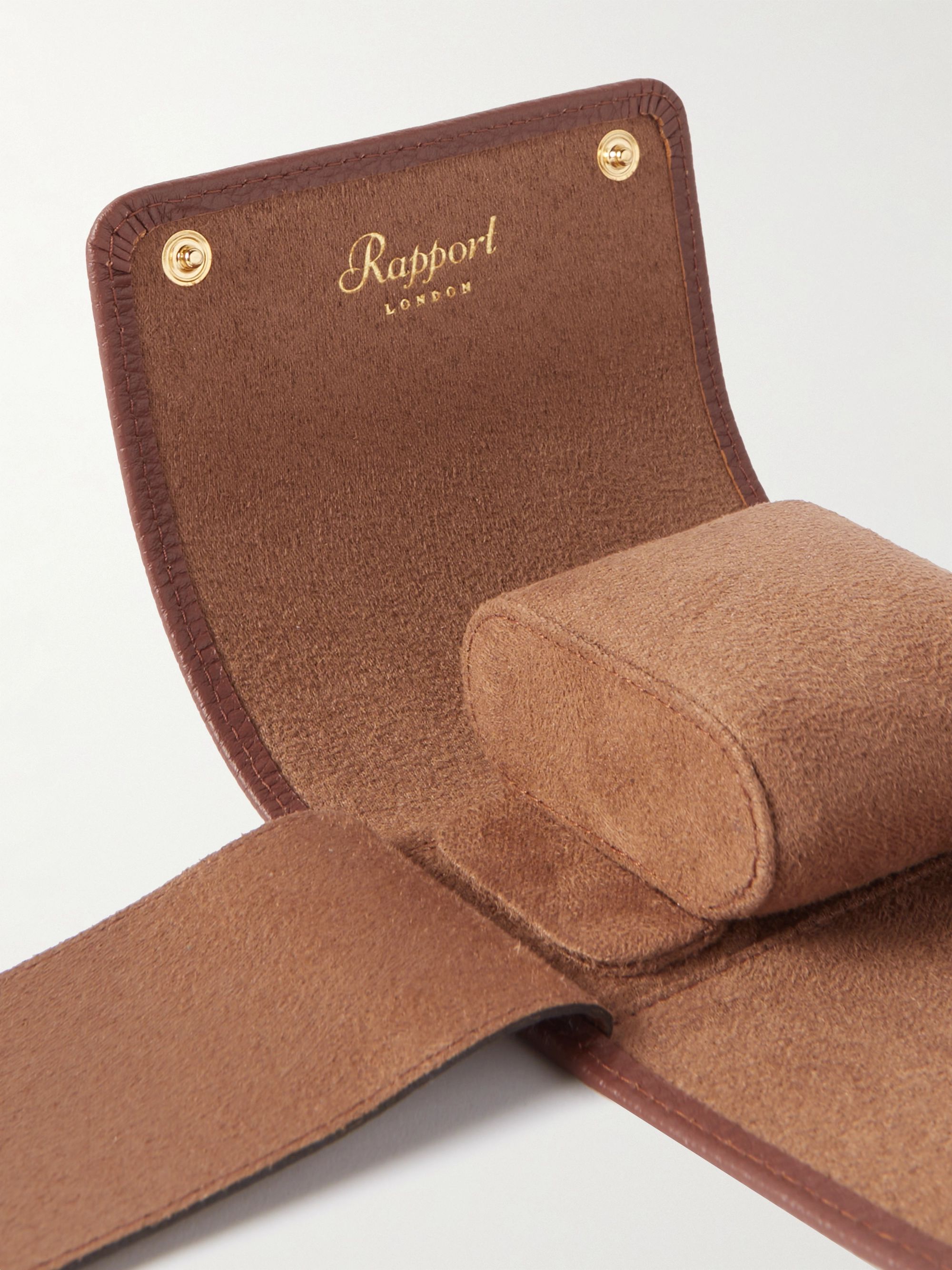 RAPPORT LONDON Berkley Full-Grain Leather Watch Roll