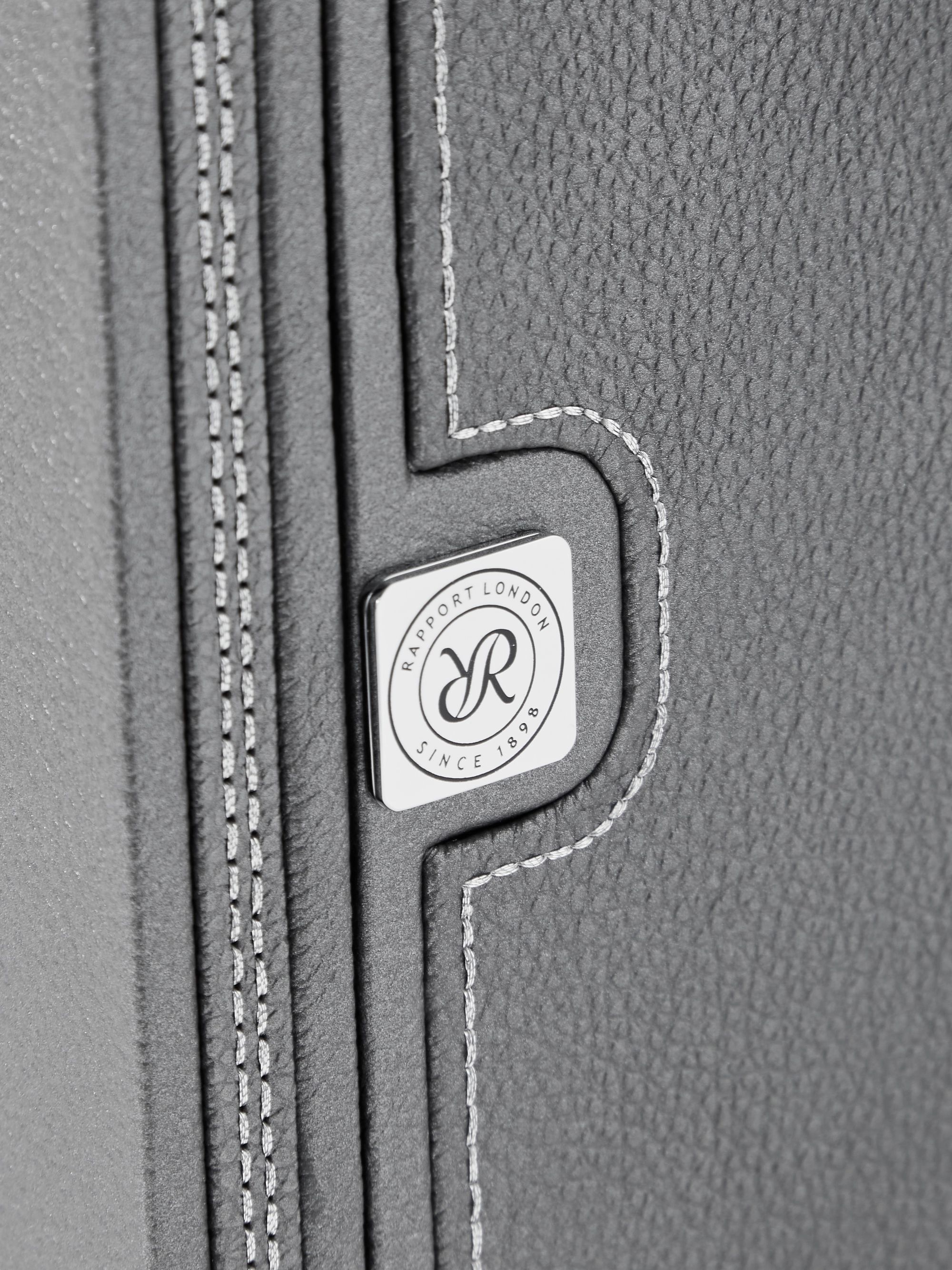 RAPPORT LONDON Quantum Quad Metallic Leather-Wrapped Cedar and Glass Watch Winder